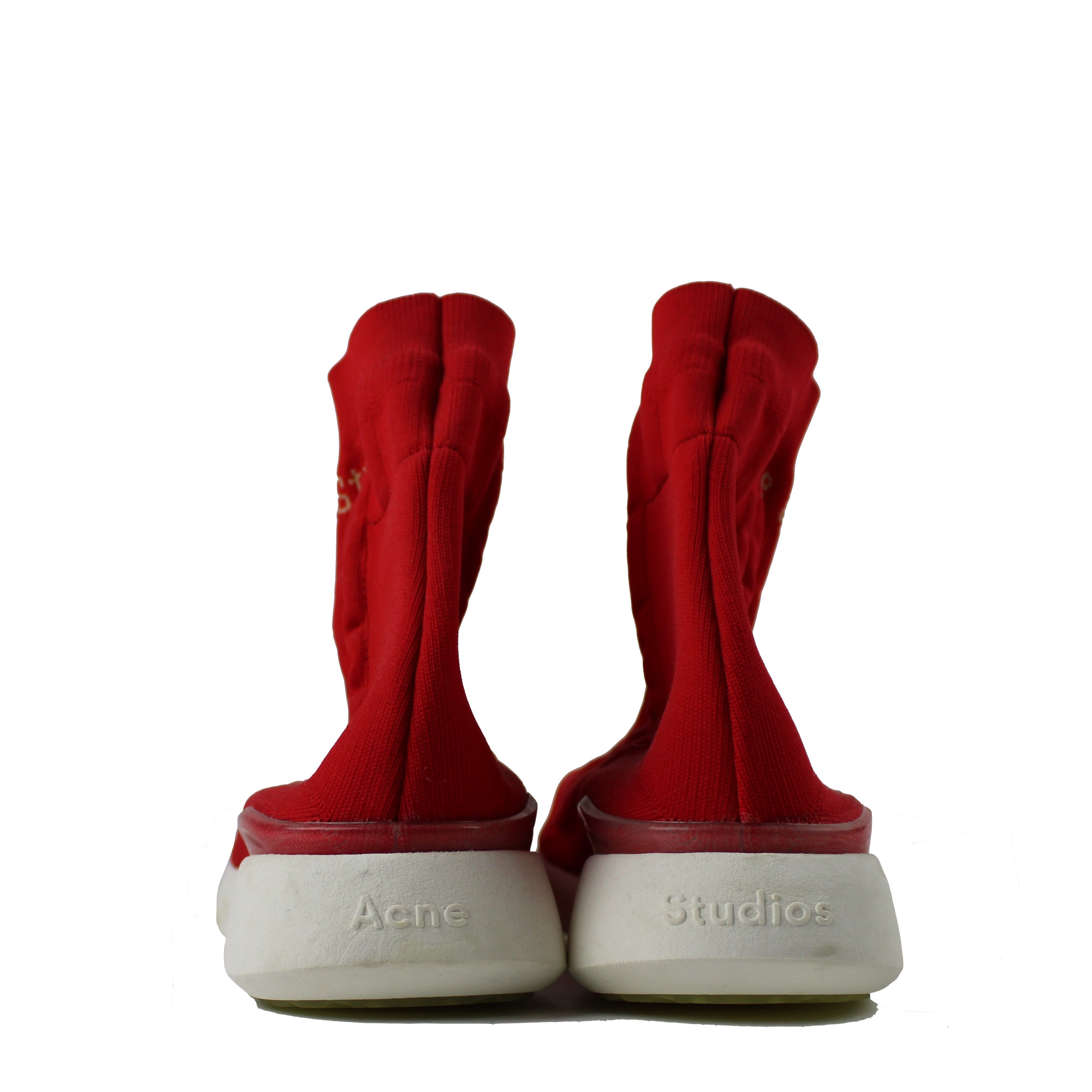 Acne Studios Acne Studios Orange Tristan Sock Sneakers Size US 9 / EU 42 - 5 Thumbnail