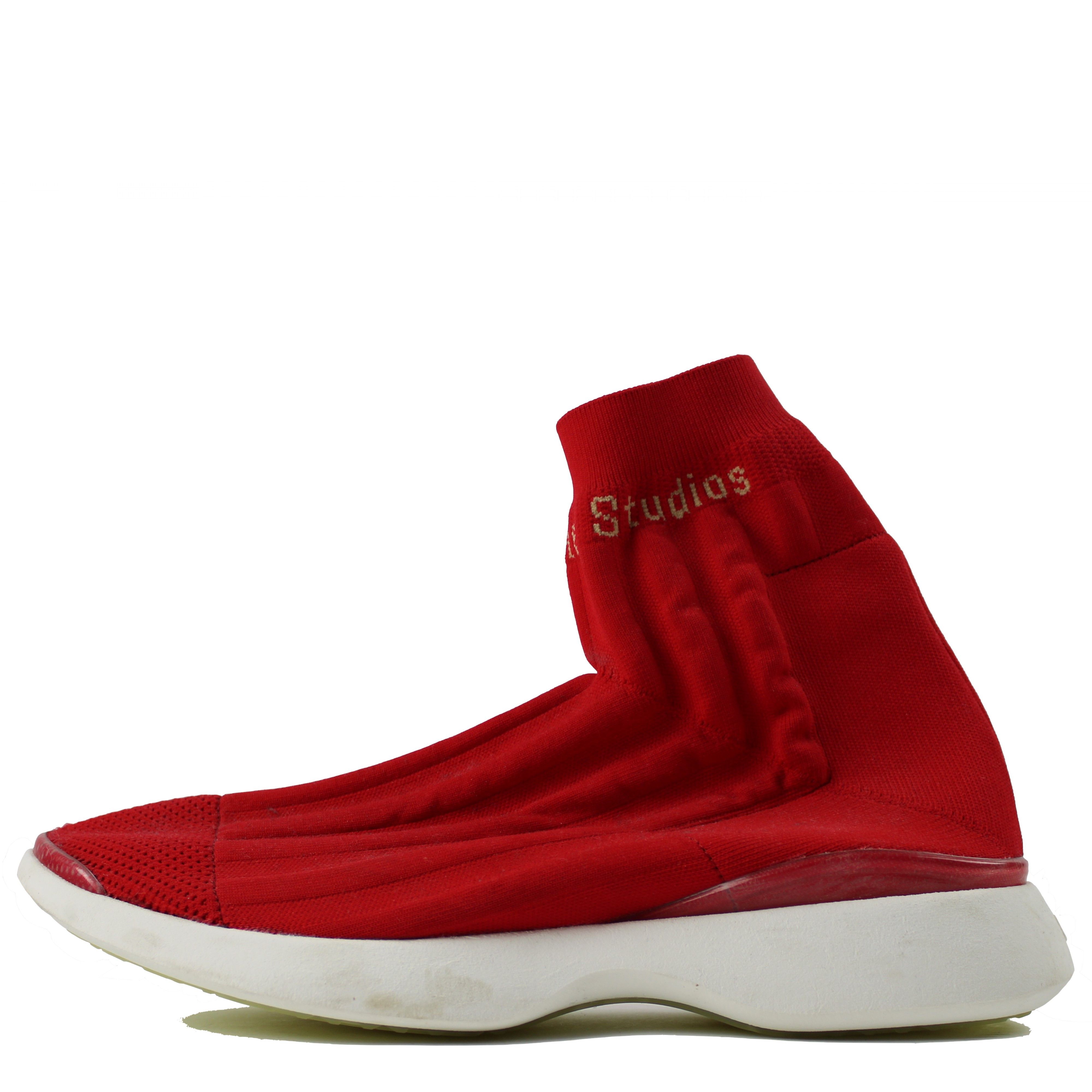 Acne Studios Acne Studios Orange Tristan Sock Sneakers Size US 9 / EU 42 - 4 Thumbnail
