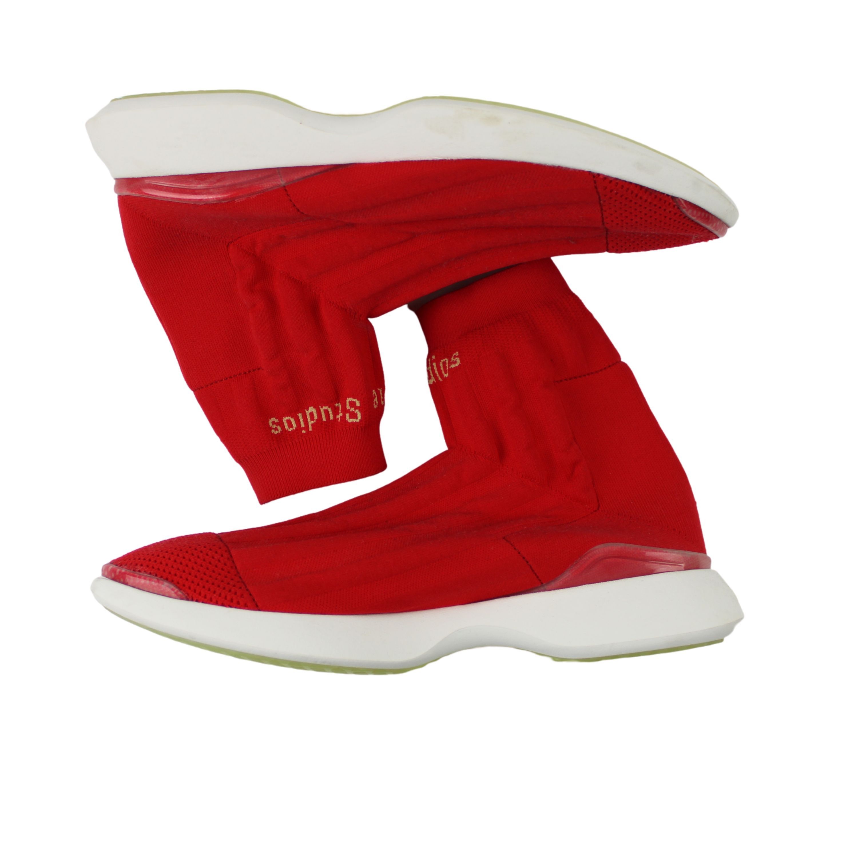 Acne Studios Acne Studios Orange Tristan Sock Sneakers Size US 9 / EU 42 - 6 Thumbnail