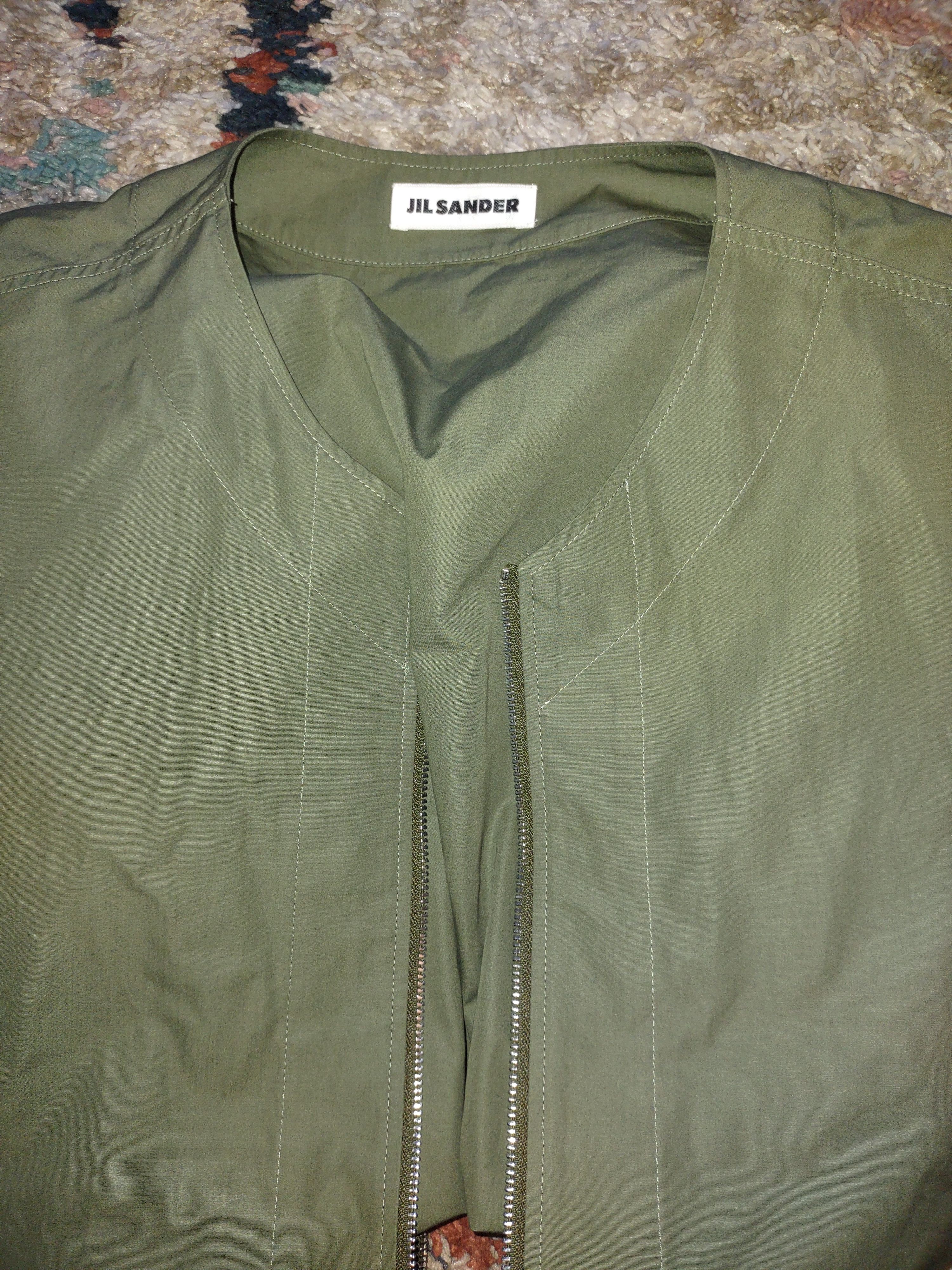 Jil Sander Jill Sanders Short Sleeve Zip Overshirt Size US L / EU 52-54 / 3 - 2 Thumbnail