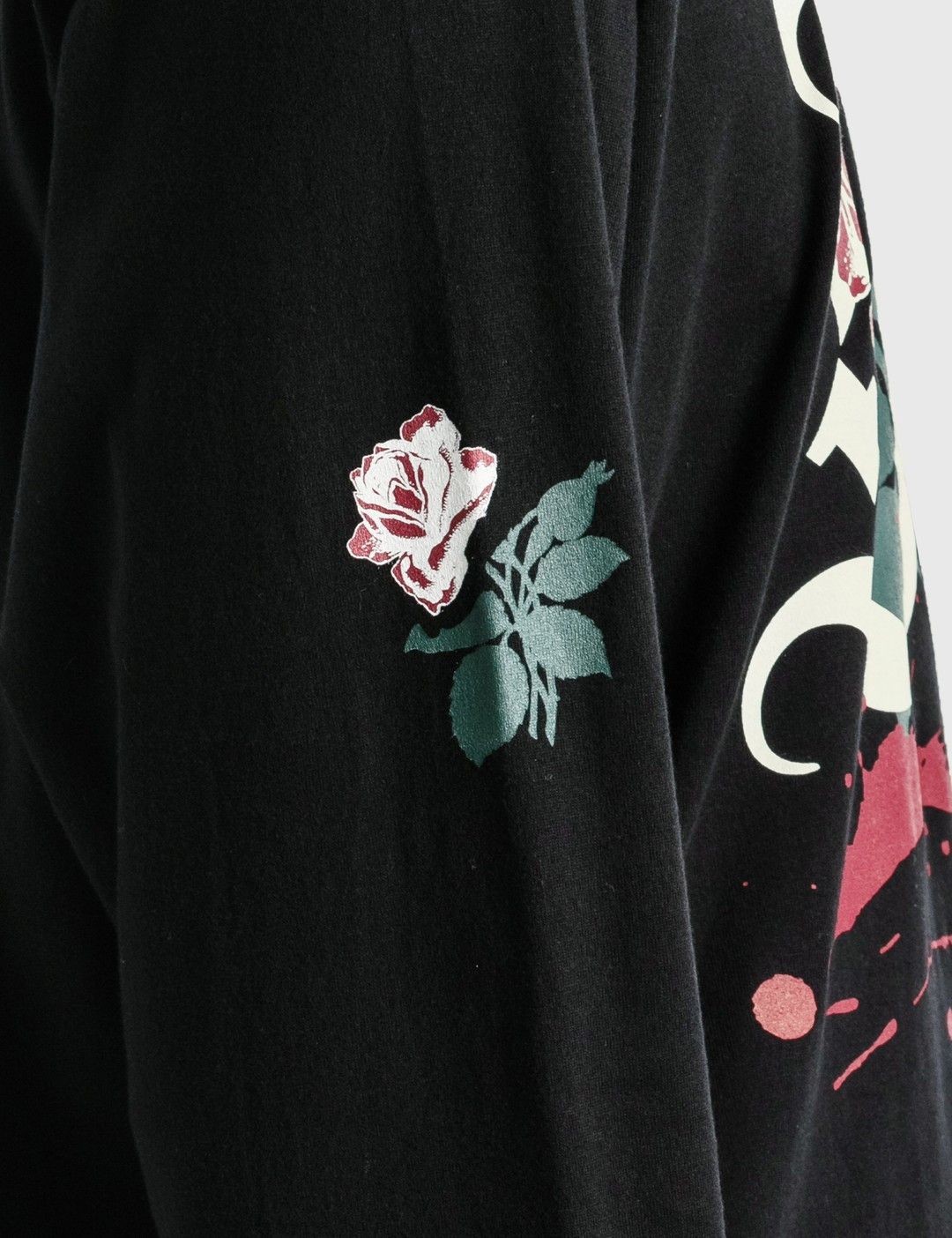 Undercover Rose Monogram Long Sleeve Cotton Tee Size US XXL / EU 58 / 5 - 3 Thumbnail