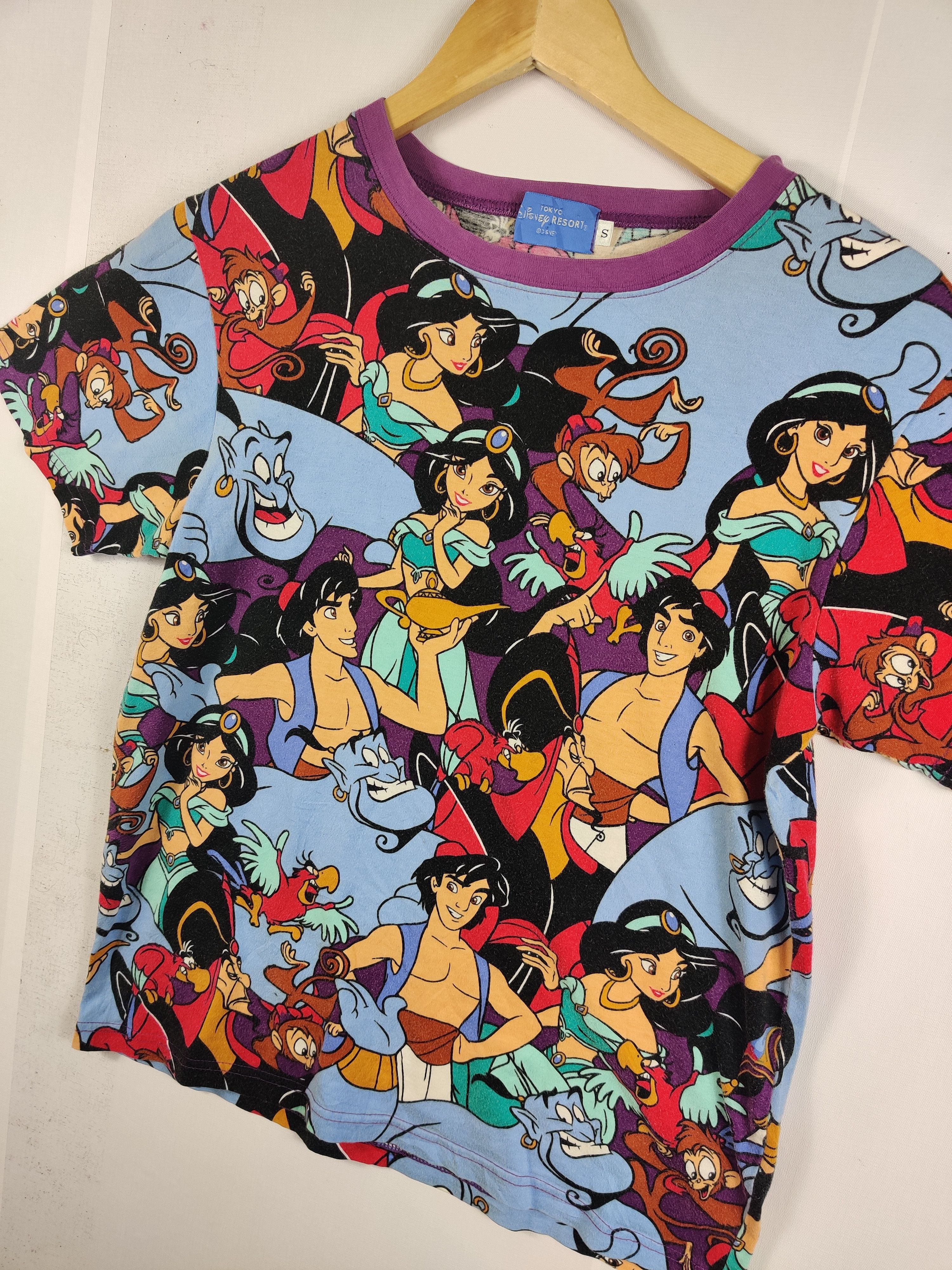 Disney Vintage Disney Aladdin Fullprint Tee Tshirt Size US S / EU 44-46 / 1 - 2 Thumbnail