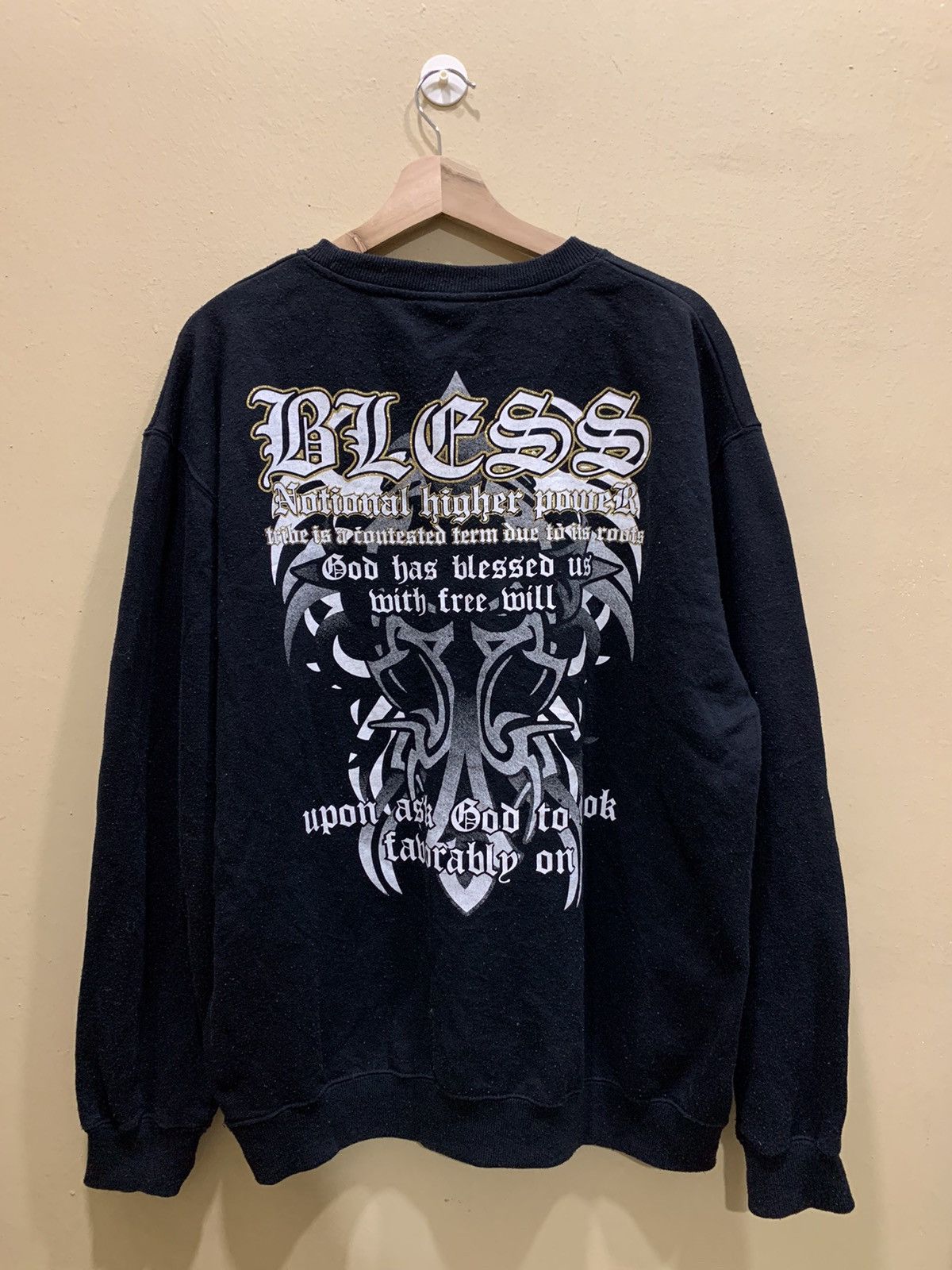 Japanese Brand × Vintage Japanesse Brand Design Like Chrome Sweatshirt Bliss Size US XL / EU 56 / 4 - 1 Thumbnail