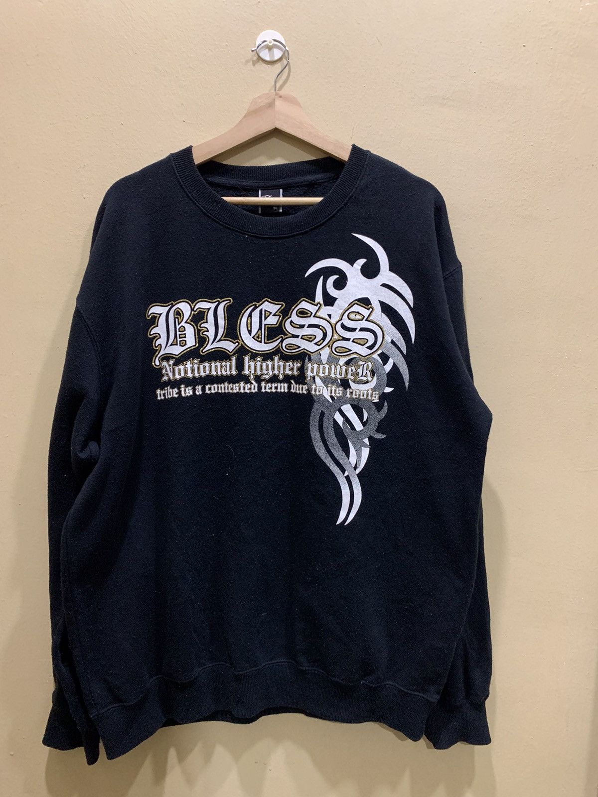 Japanese Brand × Vintage Japanesse Brand Design Like Chrome Sweatshirt Bliss Size US XL / EU 56 / 4 - 3 Thumbnail