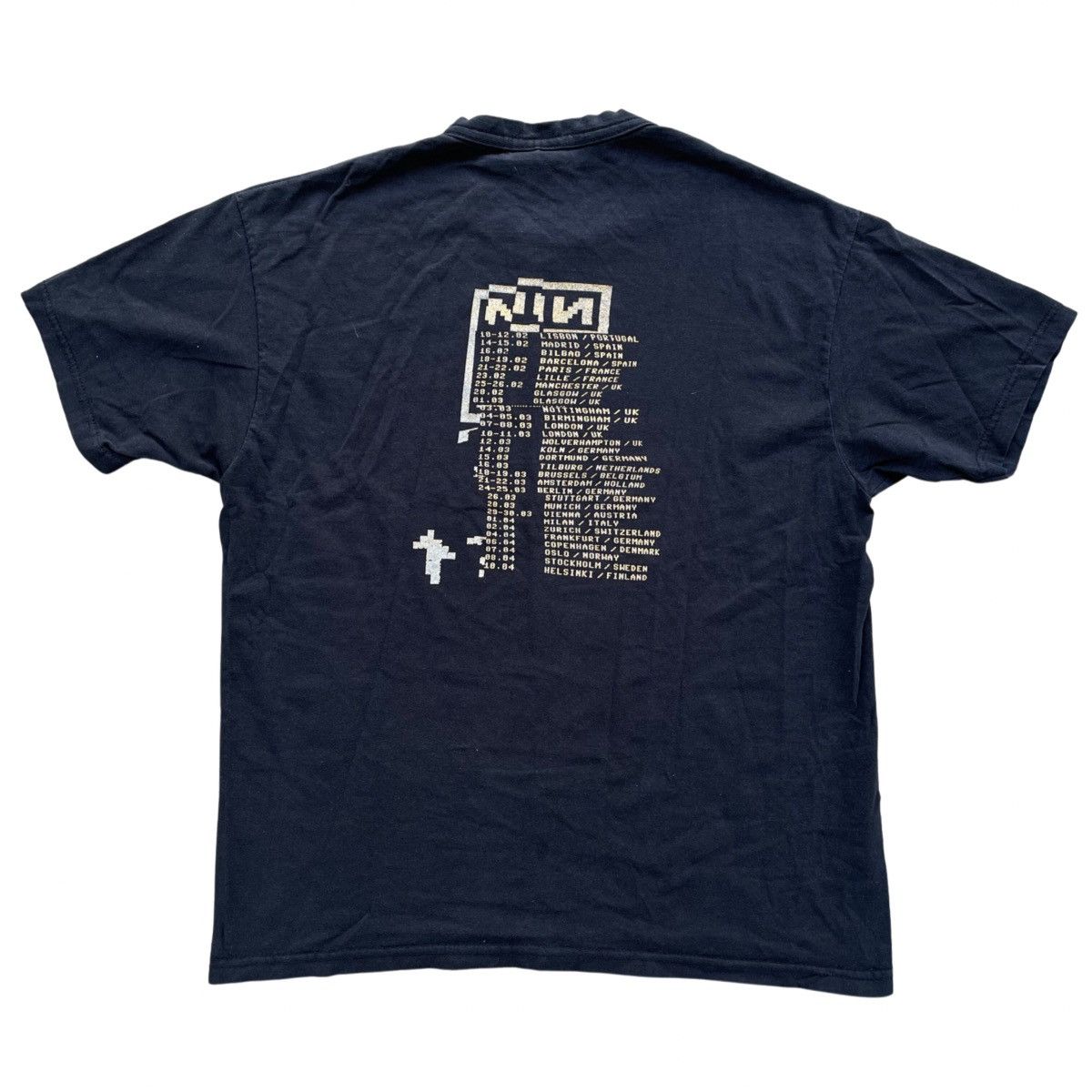 Vintage Vintage Nine Inch Nails 2000s Tour Shirt Size Medium Y2K ...