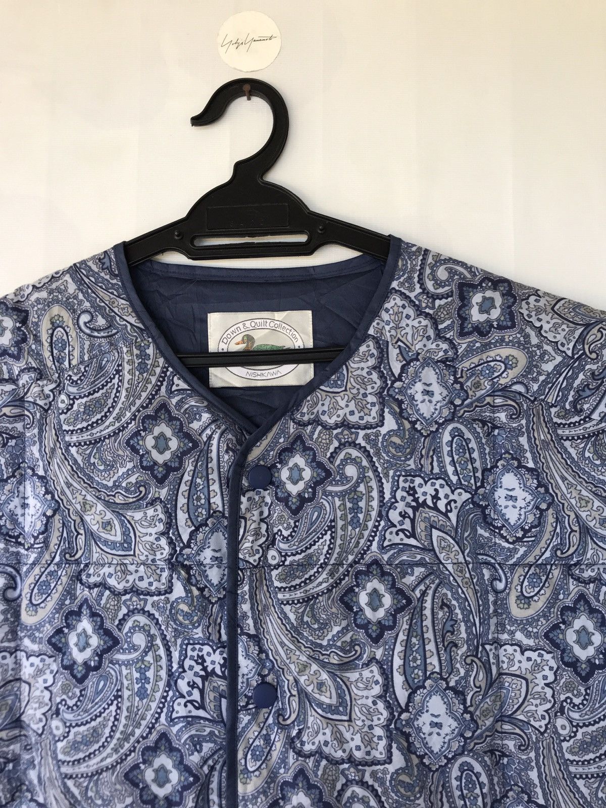 Designer × Japanese Brand 🔊🔥Nishikawa Down quilted collection paisley jacket Size US L / EU 52-54 / 3 - 8 Thumbnail
