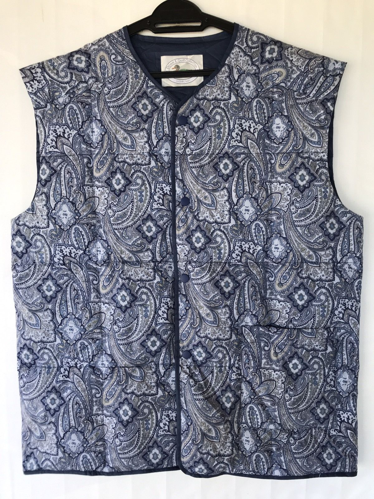 Designer × Japanese Brand 🔊🔥Nishikawa Down quilted collection paisley jacket Size US L / EU 52-54 / 3 - 1 Thumbnail