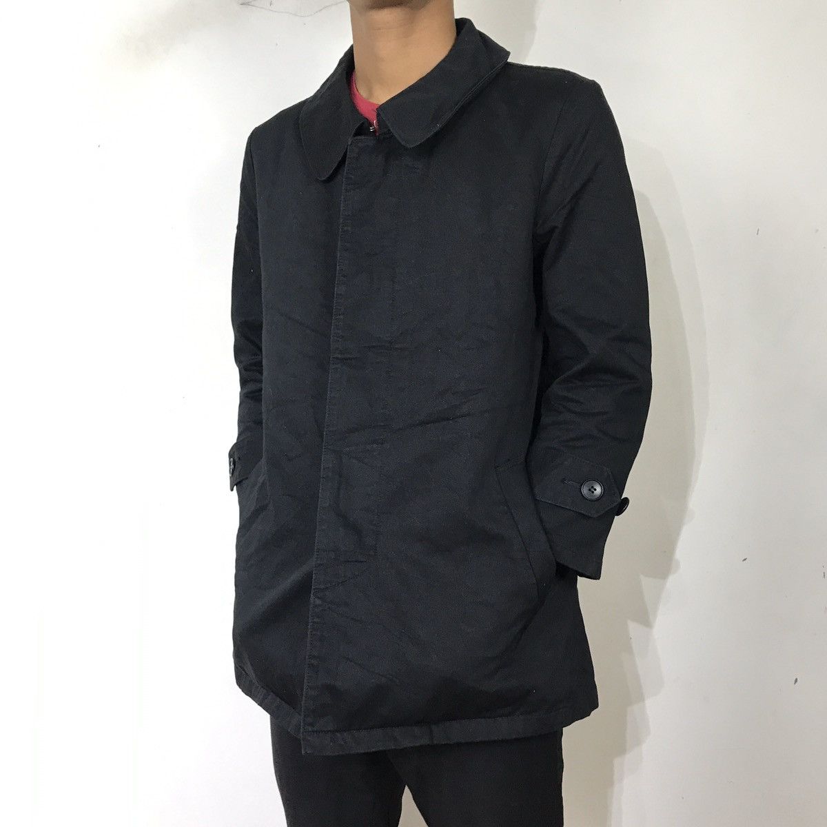 CABANE de ZUCCa ZUCCA BELTED BUTTON CHORE JACKET MADE IN JAPAN Size US M / EU 48-50 / 2 - 5 Thumbnail