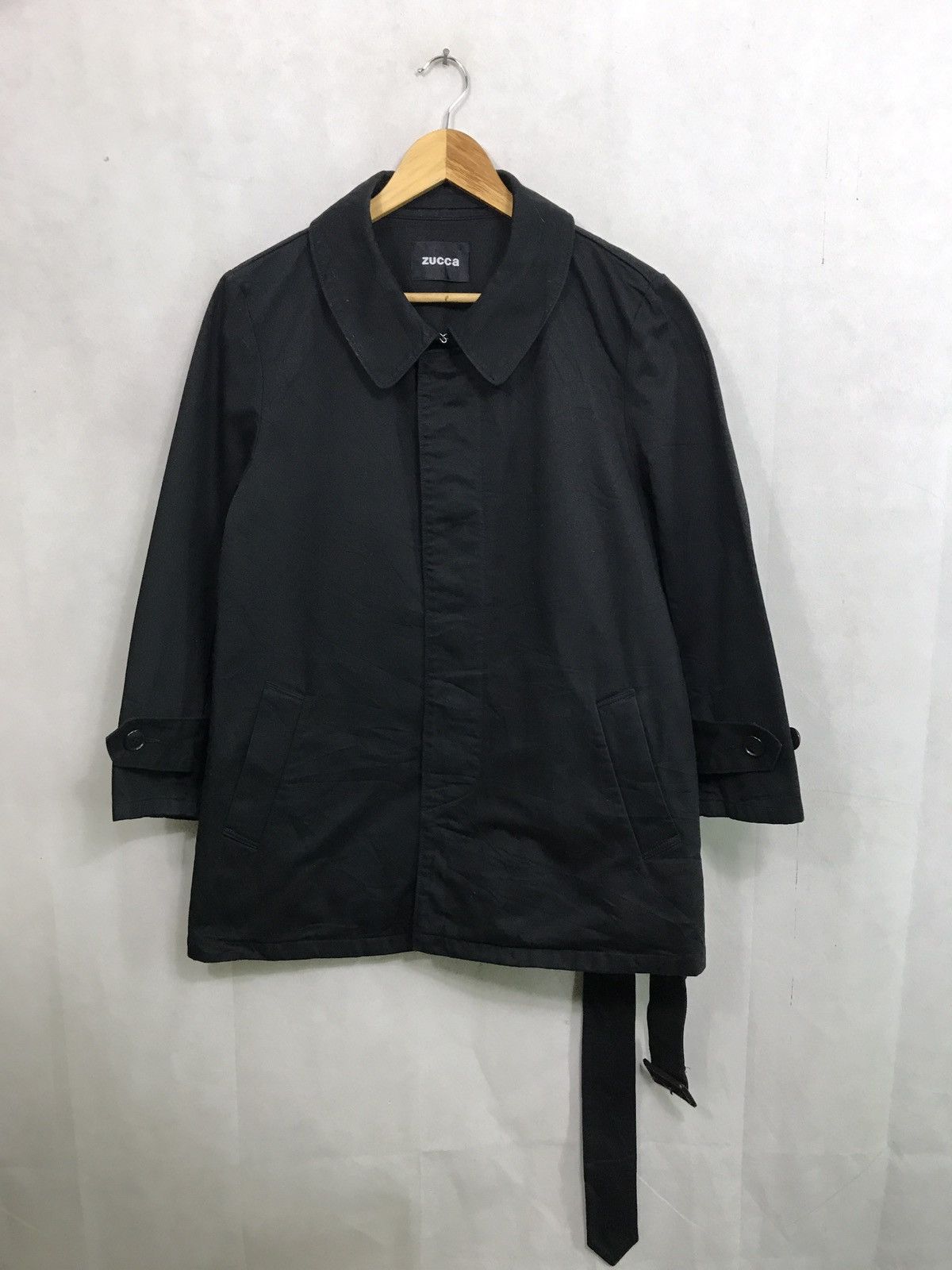 CABANE de ZUCCa ZUCCA BELTED BUTTON CHORE JACKET MADE IN JAPAN Size US M / EU 48-50 / 2 - 7 Thumbnail