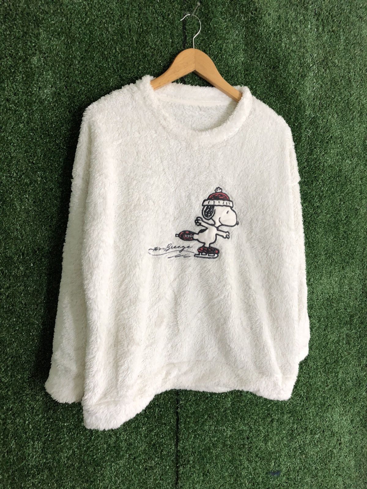 Japanese Brand 🔥peanuts x gu fur fleece Size US M / EU 48-50 / 2 - 2 Thumbnail