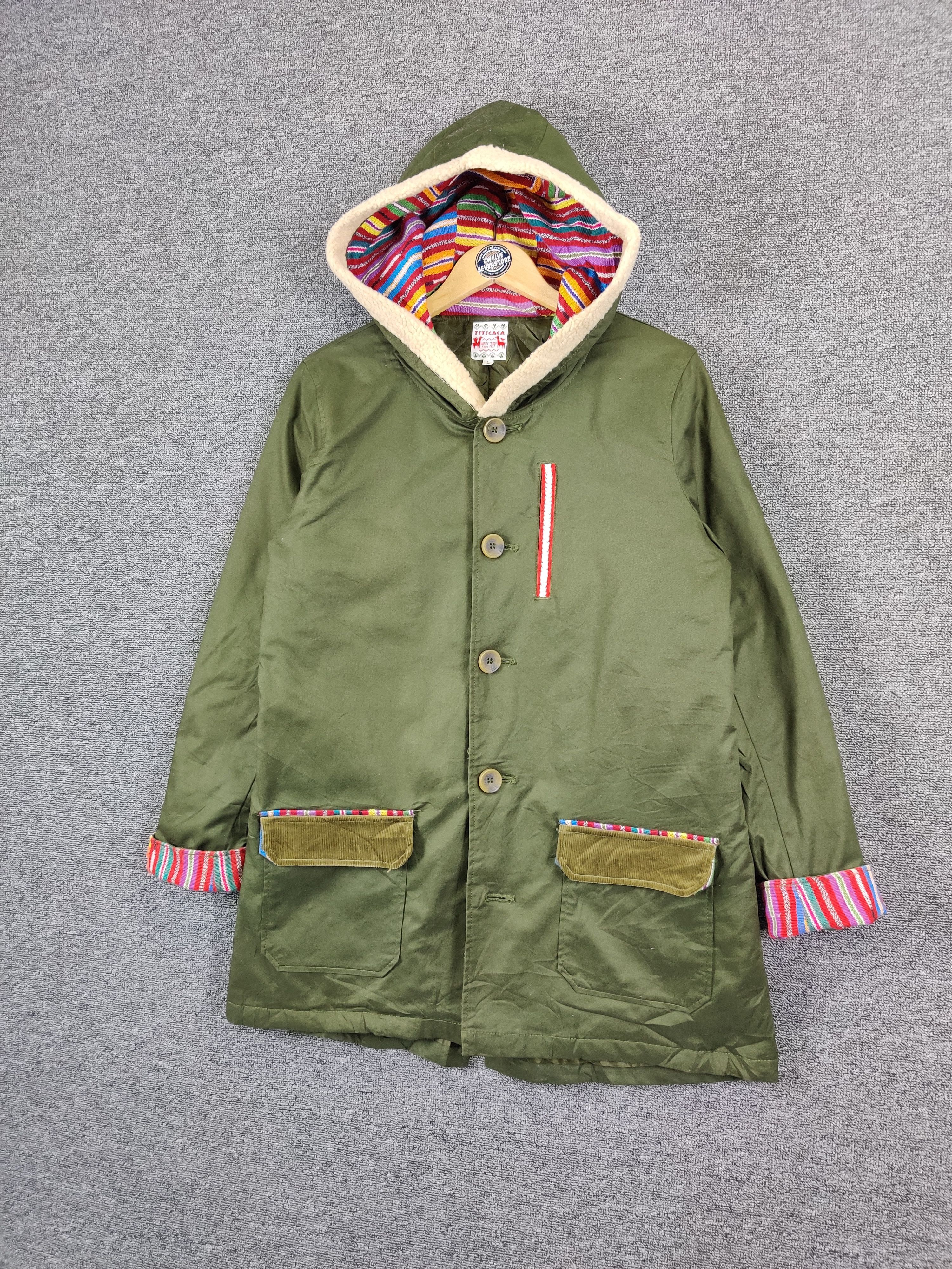 Japanese Brand Vintage 90's Titicaca Parkas Hoodie Jacket Size US L / EU 52-54 / 3 - 2 Thumbnail