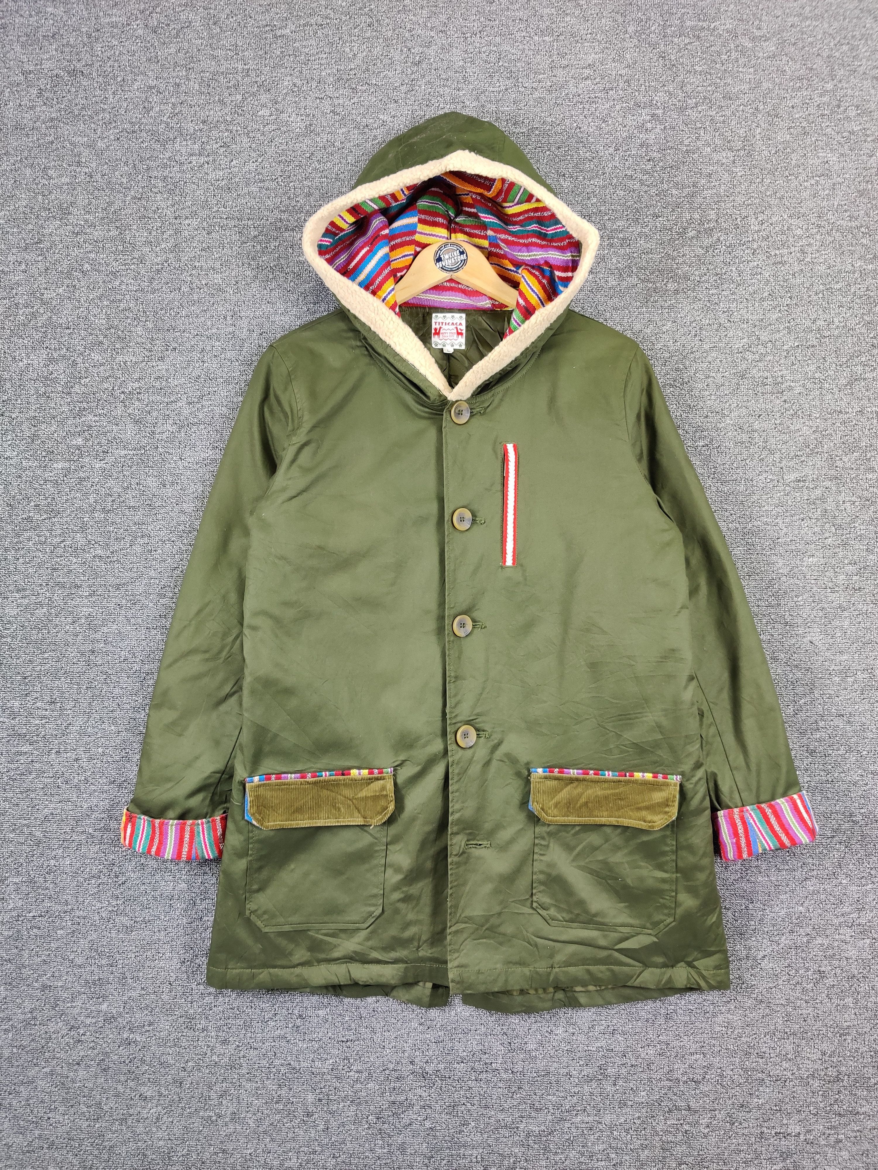 Japanese Brand Vintage 90's Titicaca Parkas Hoodie Jacket Size US L / EU 52-54 / 3 - 1 Thumbnail