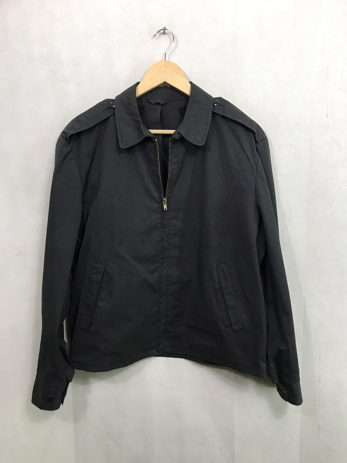Vintage Vintage usn man's navy windbreaker hopper made in usa Size US M / EU 48-50 / 2 - 1 Thumbnail