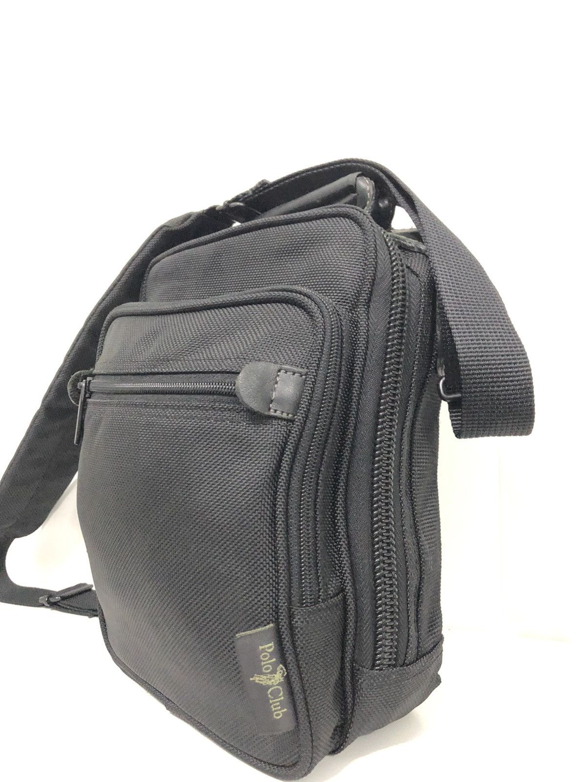 Polo Club Sling / Crossbody Bag in Black, Men's