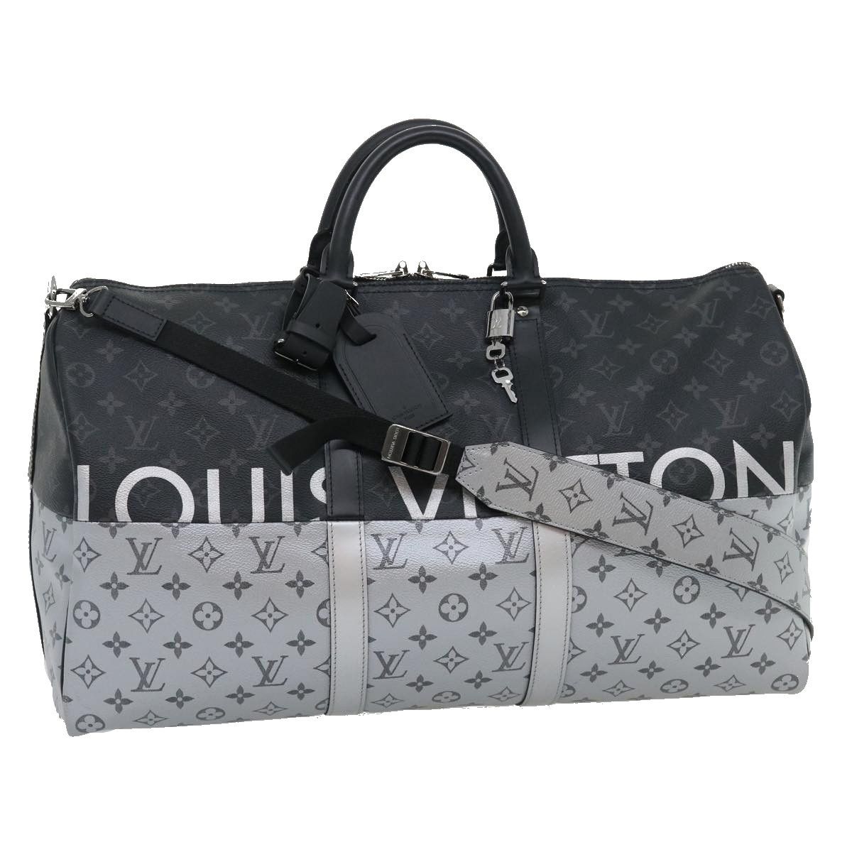 Louis Vuitton Keepall Bandouliere Monogram Eclipse Outdoor Split