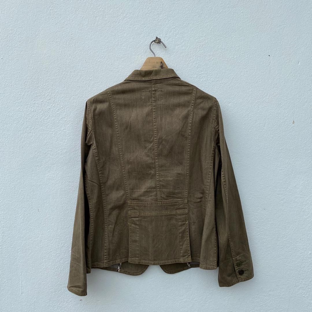 Burberry VINTAGE BURBERRY NOVA CHECK CROPPED COAT JACKET Size L / US 10 / IT 46 - 2 Thumbnail