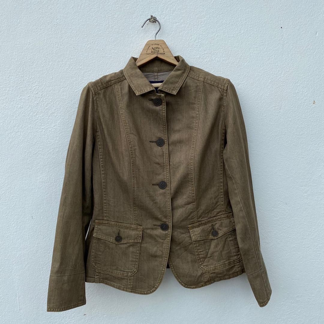 Burberry VINTAGE BURBERRY NOVA CHECK CROPPED COAT JACKET Size L / US 10 / IT 46 - 3 Thumbnail