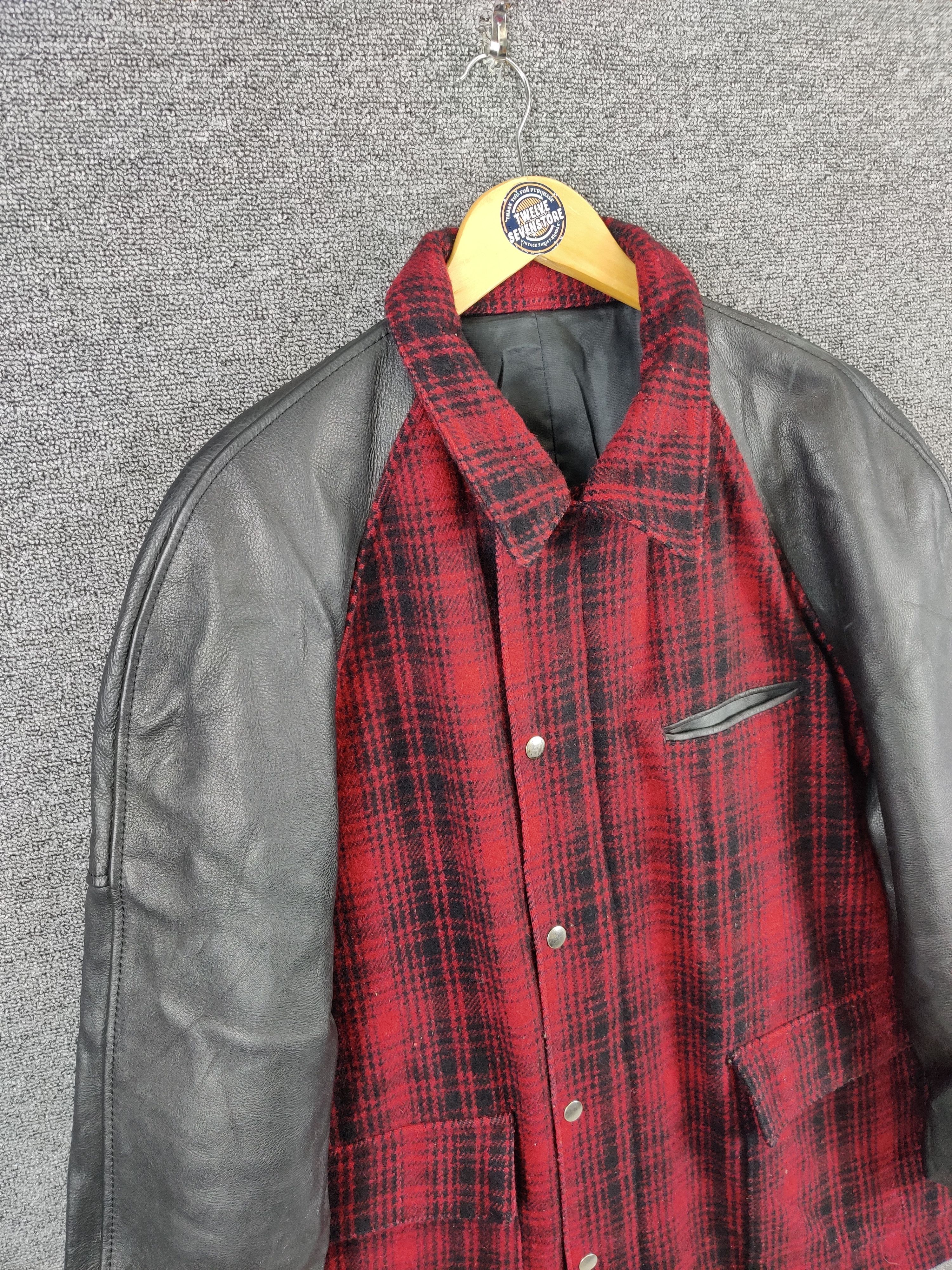 Y's for Men Vintage Ys For Men Yohji Yamamoto Wool Leather Jacket Size US XL / EU 56 / 4 - 6 Thumbnail