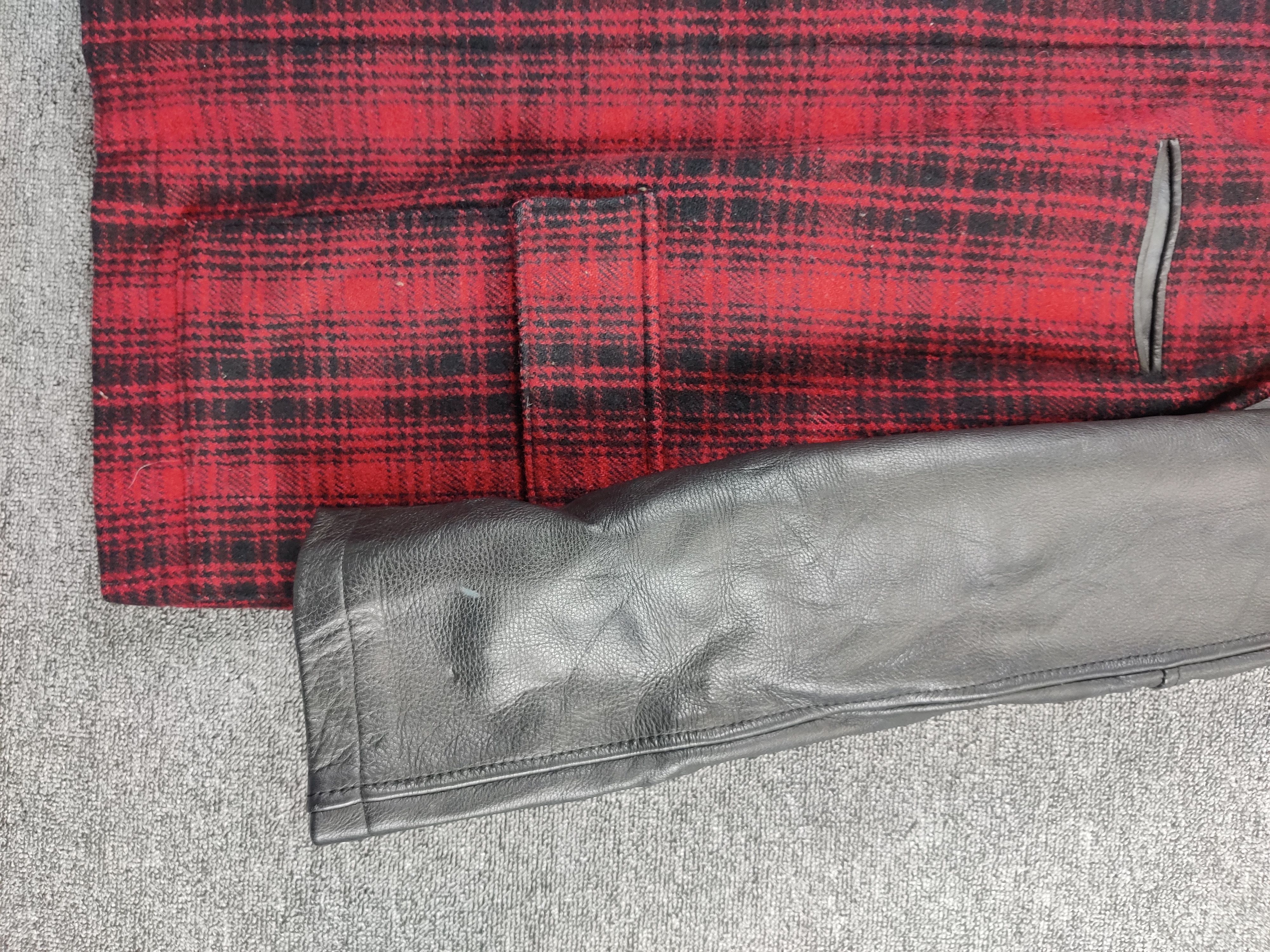 Y's for Men Vintage Ys For Men Yohji Yamamoto Wool Leather Jacket Size US XL / EU 56 / 4 - 3 Thumbnail