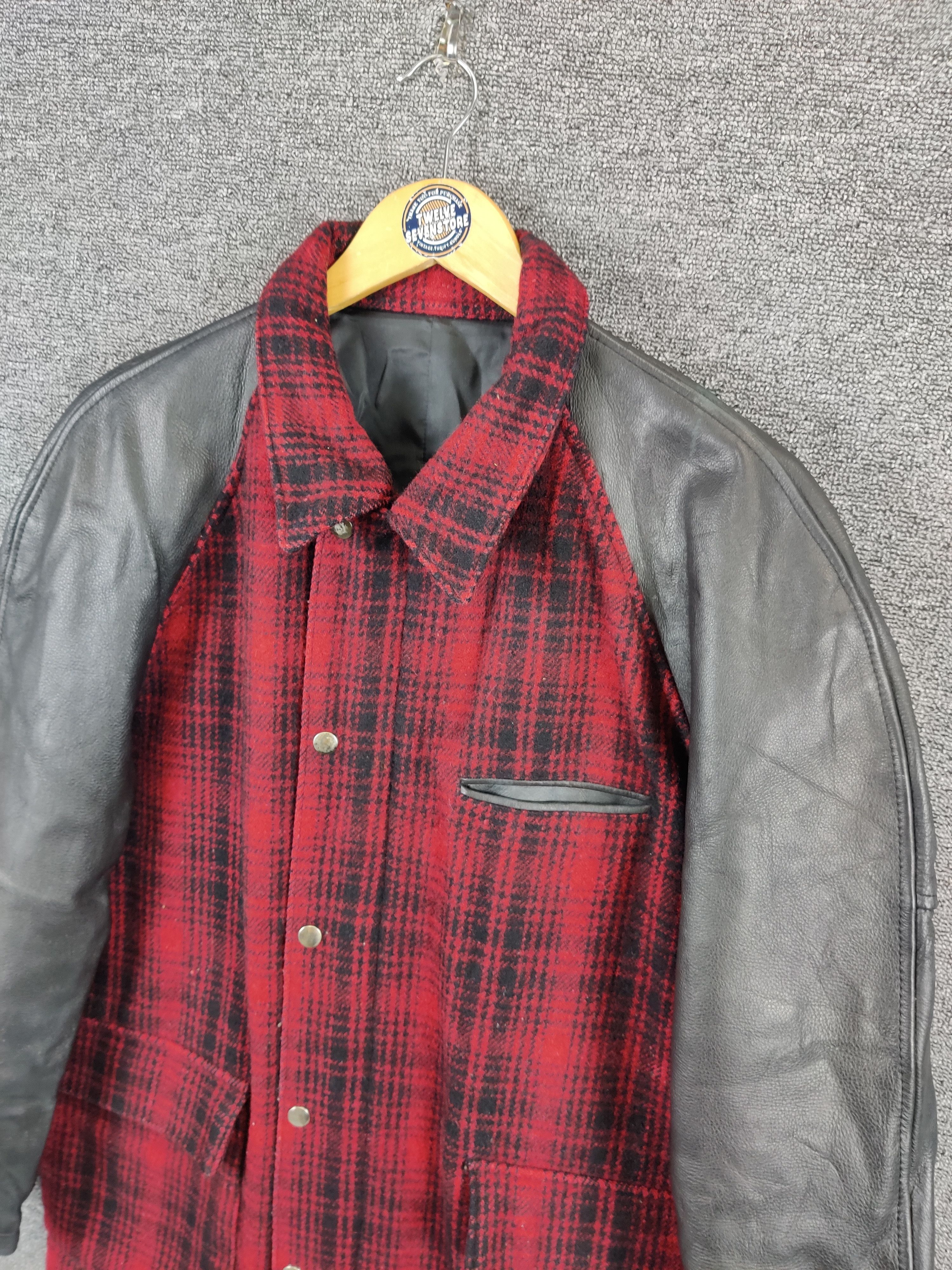 Y's for Men Vintage Ys For Men Yohji Yamamoto Wool Leather Jacket Size US XL / EU 56 / 4 - 5 Thumbnail