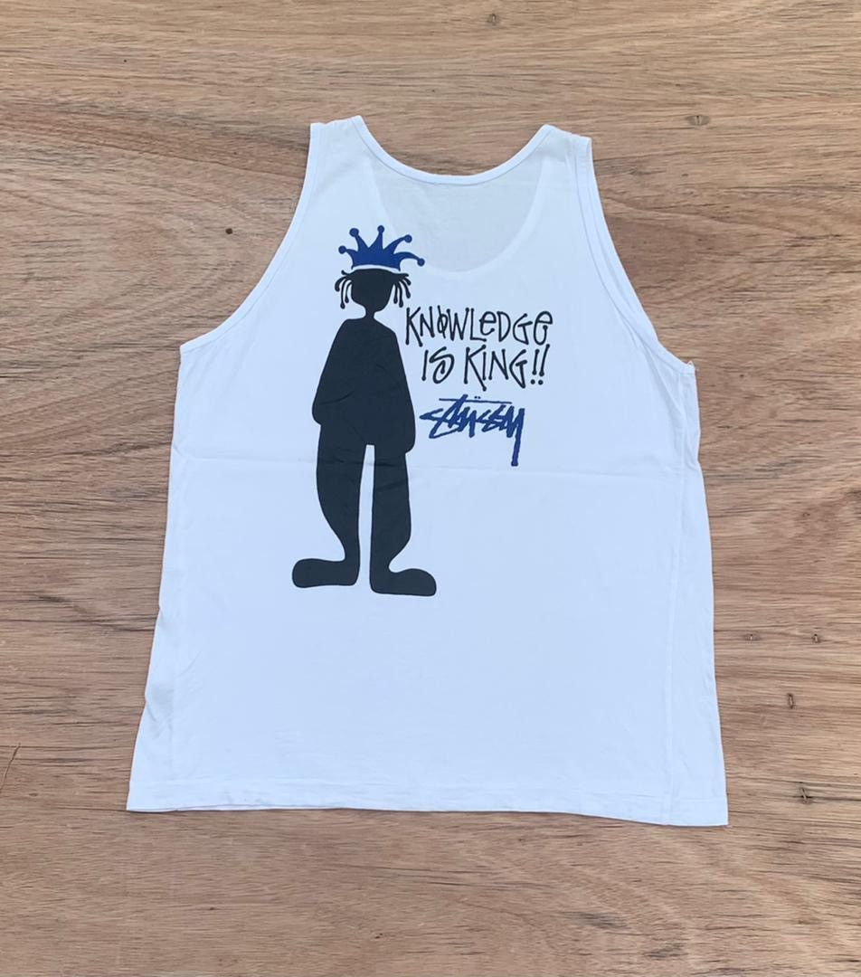Stussy × Vintage vintage Stussy Knowledge is KING A31 Size US M / EU 48-50 / 2 - 1 Thumbnail