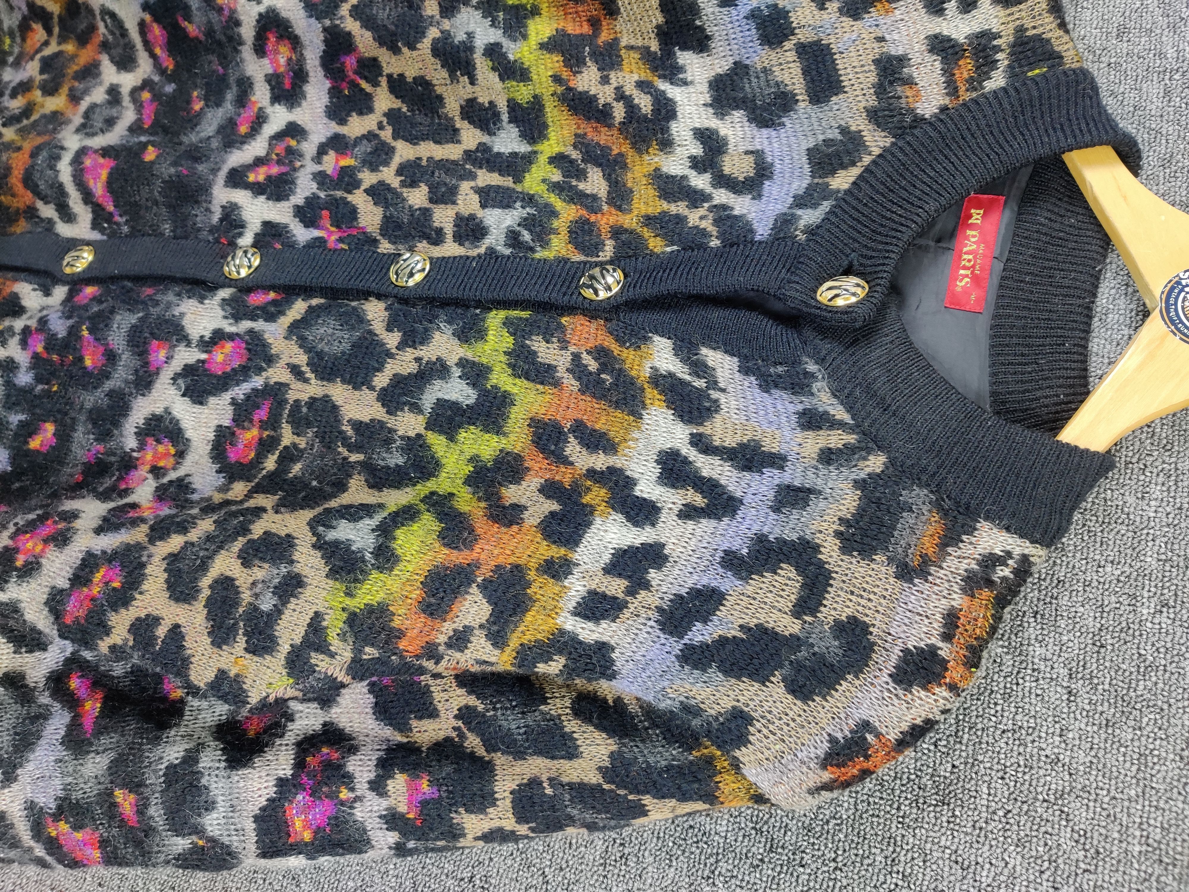 Aran Isles Knitwear Paris Knit Cardigan Leopard Button Ups Size US M / EU 48-50 / 2 - 5 Thumbnail