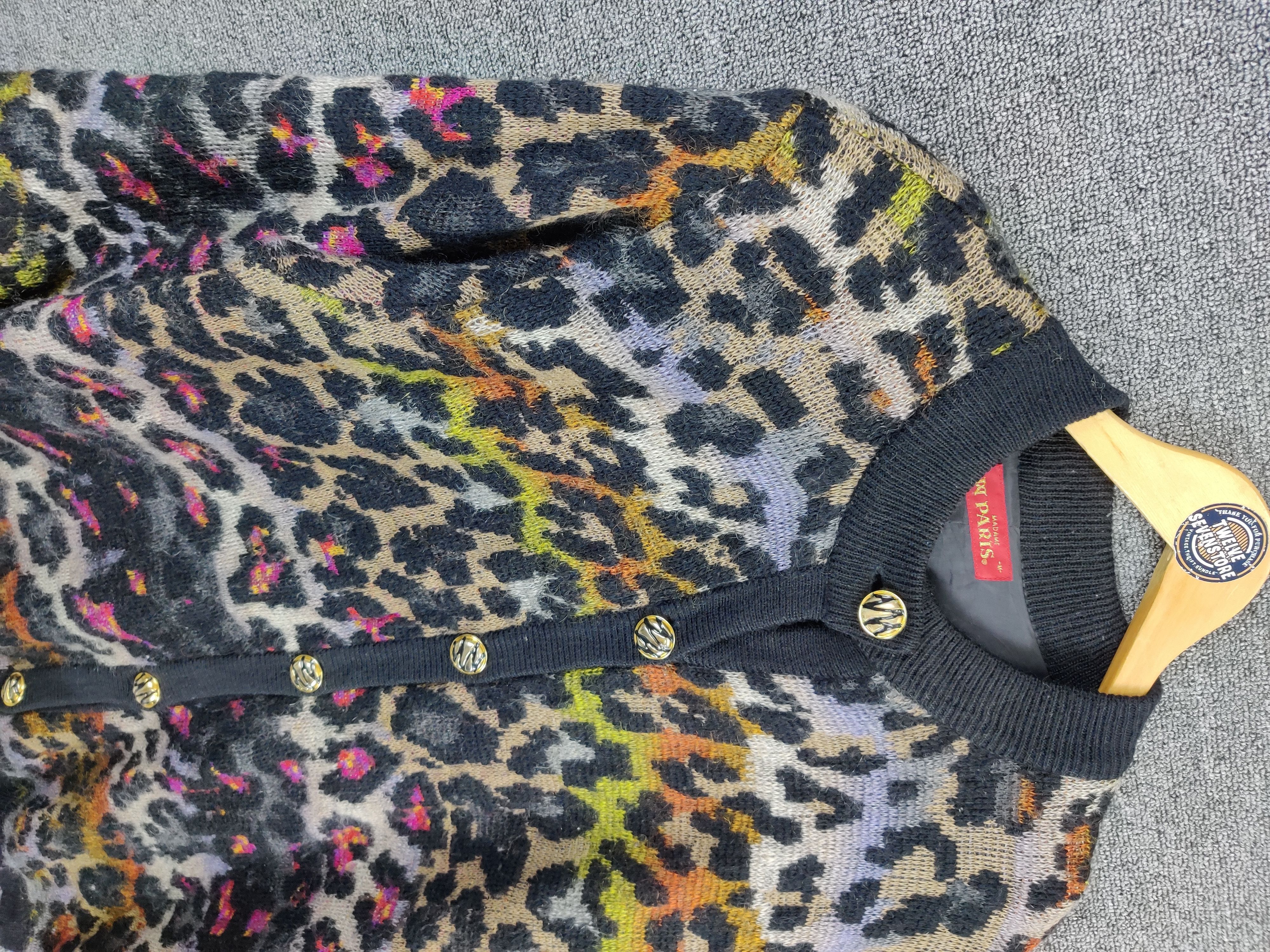 Aran Isles Knitwear Paris Knit Cardigan Leopard Button Ups Size US M / EU 48-50 / 2 - 6 Thumbnail