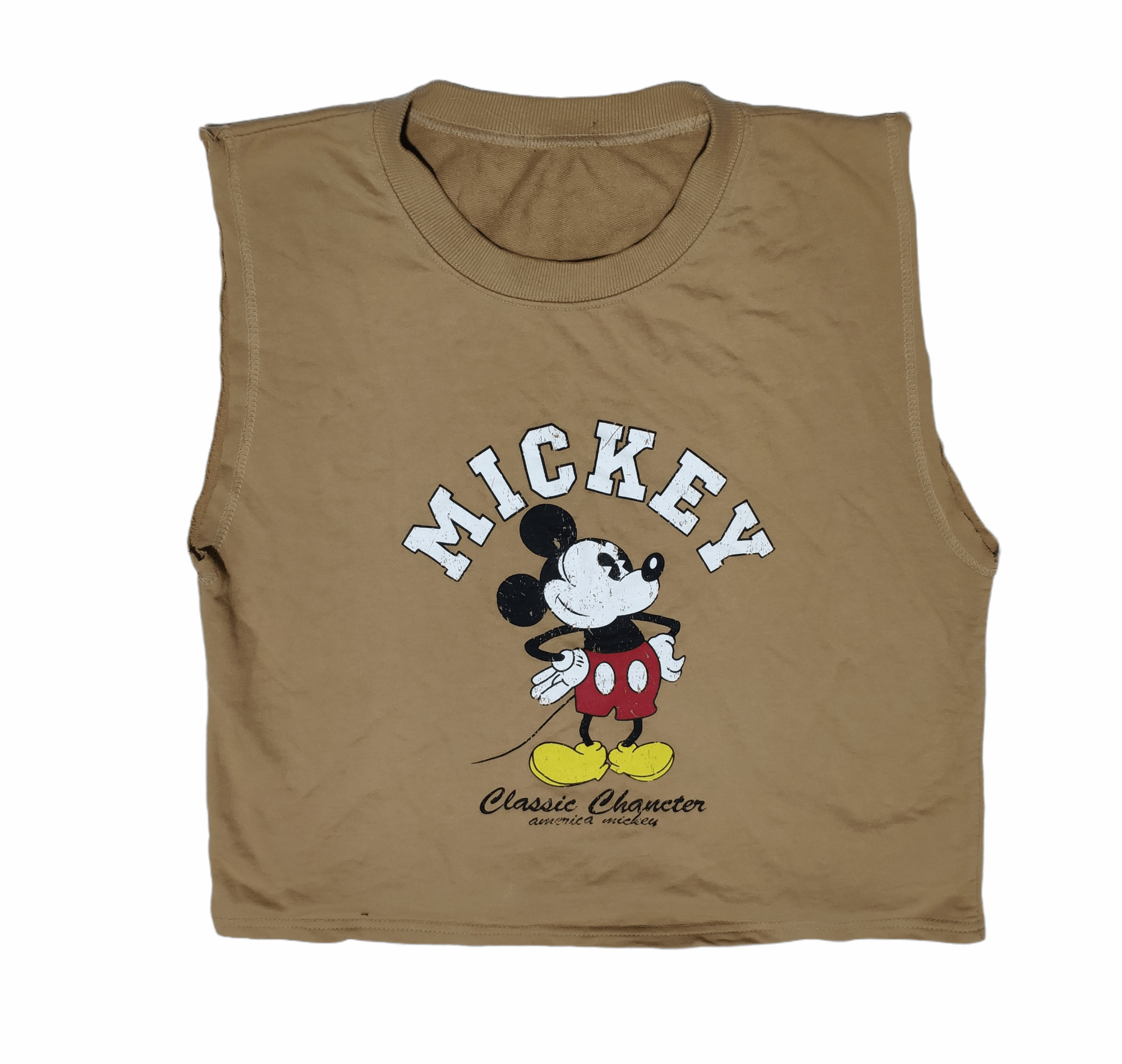 Japanese Brand × Mickey Mouse Steal 💥 Vintage Mickey Mouse Tank Top Sleeveless Size M / US 6-8 / IT 42-44 - 1 Thumbnail