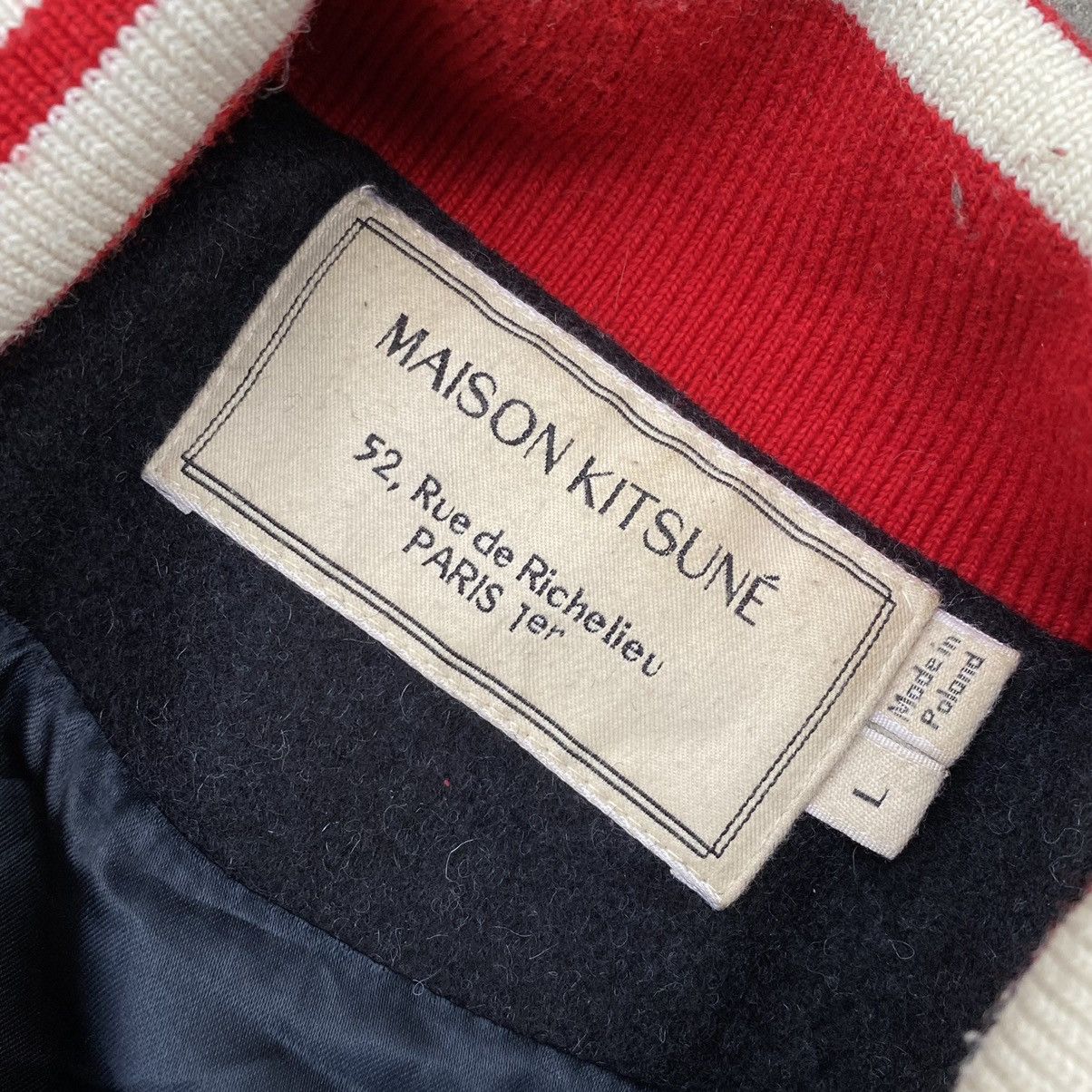 Maison Kitsune Maison Kitsune Wool Bomber Jacket Size US L / EU 52-54 / 3 - 10 Thumbnail