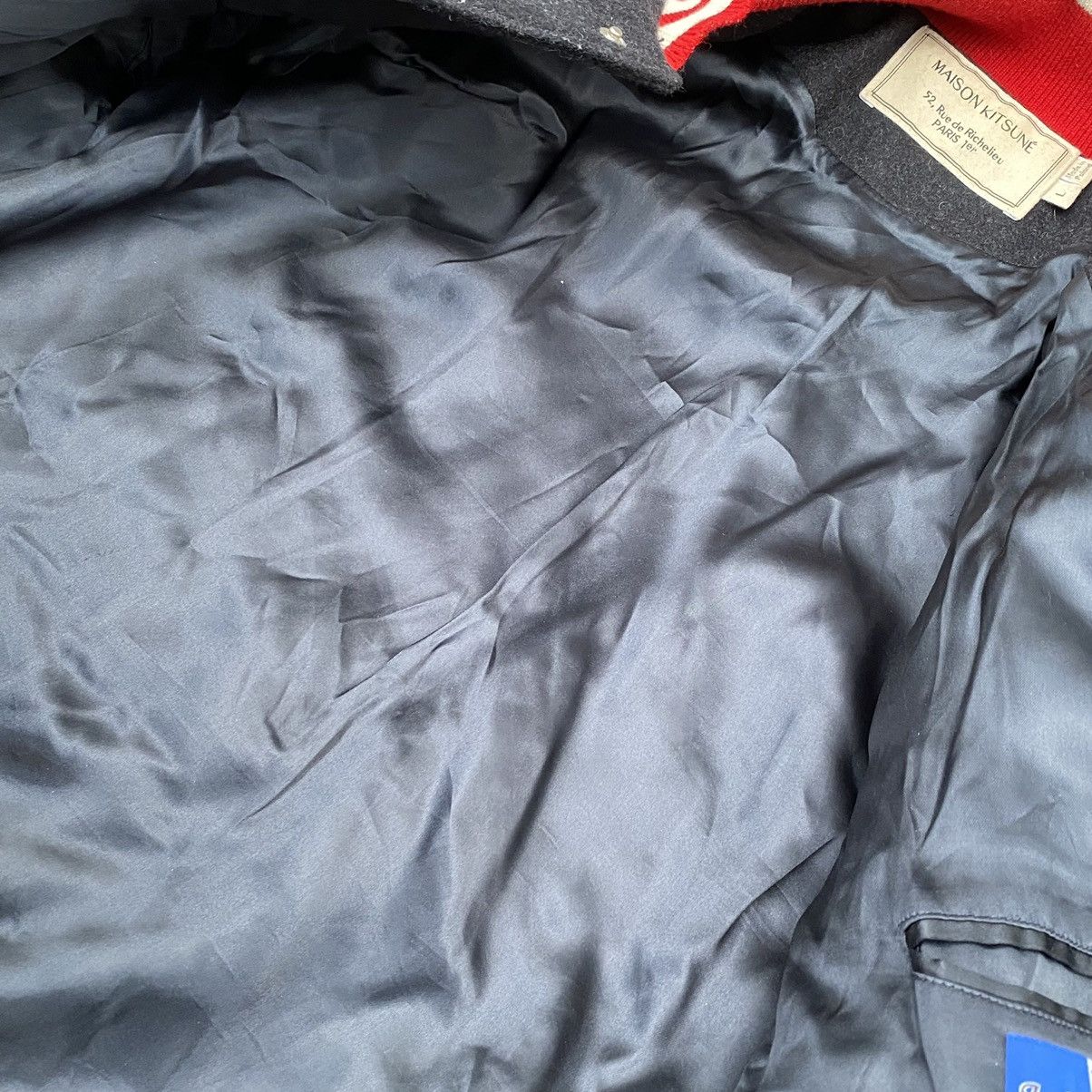 Maison Kitsune Maison Kitsune Wool Bomber Jacket Size US L / EU 52-54 / 3 - 14 Thumbnail