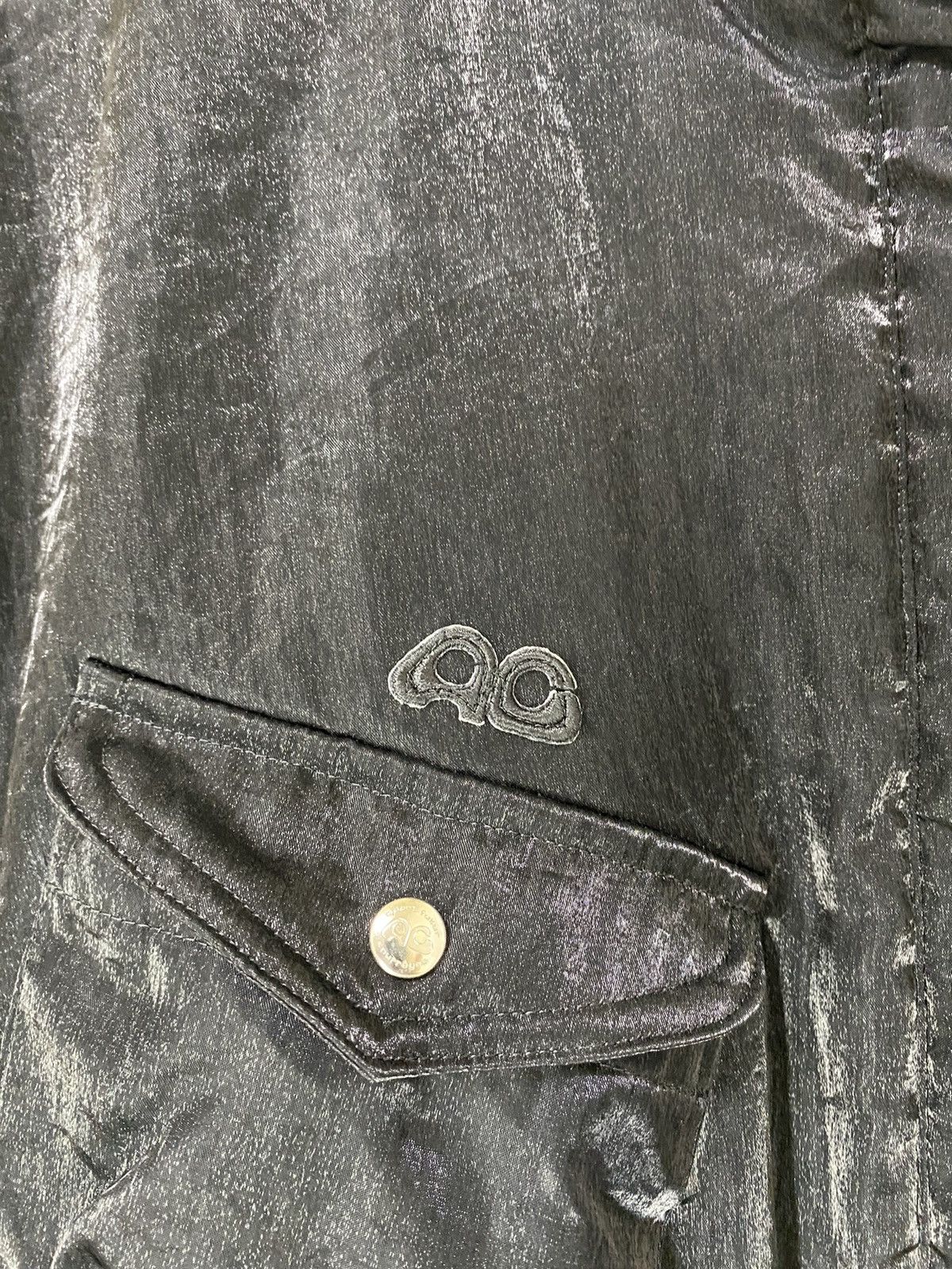 Courreges Courreges Jumpsuit Shinning Black Big Logo Design Size 29" - 6 Thumbnail
