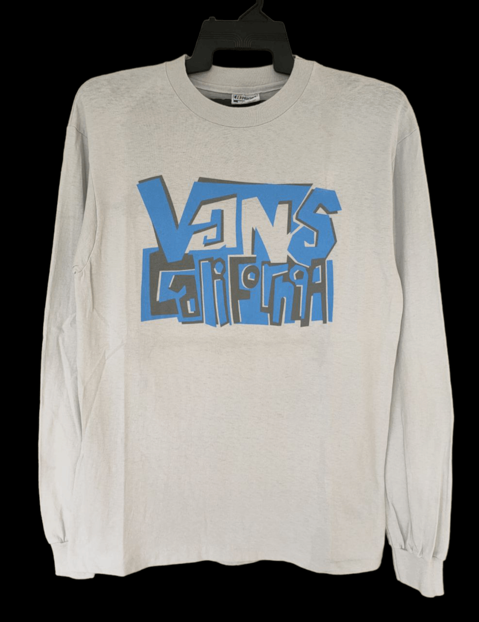 image of Hanes x Vans 80's Vintage Vans California Skateboard T in Grey, Men's (Size Medium)