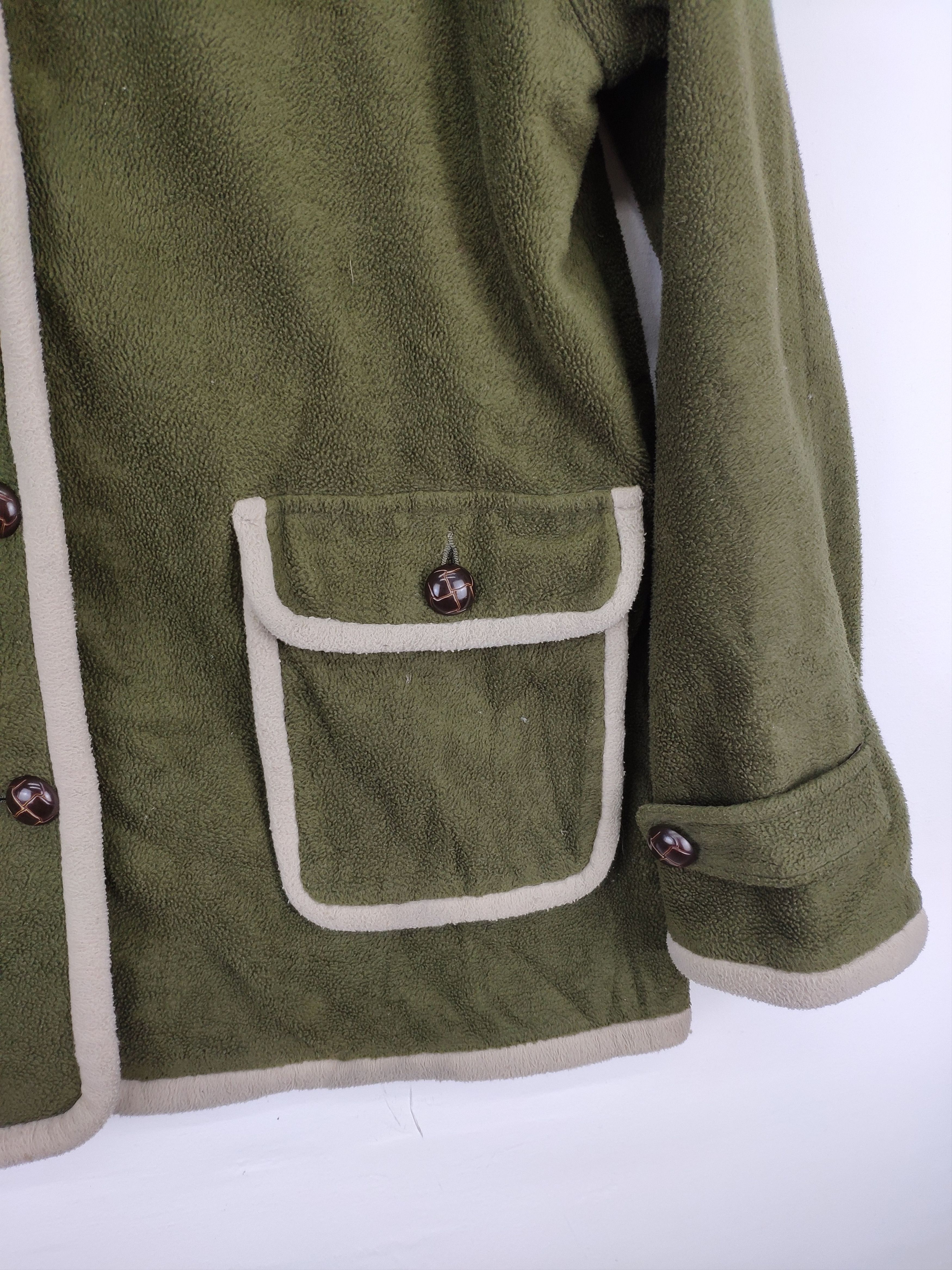 Japanese Brand × Vintage Vintage Fleece Jacket Button Up by Naturesquare Size US M / EU 48-50 / 2 - 9 Thumbnail