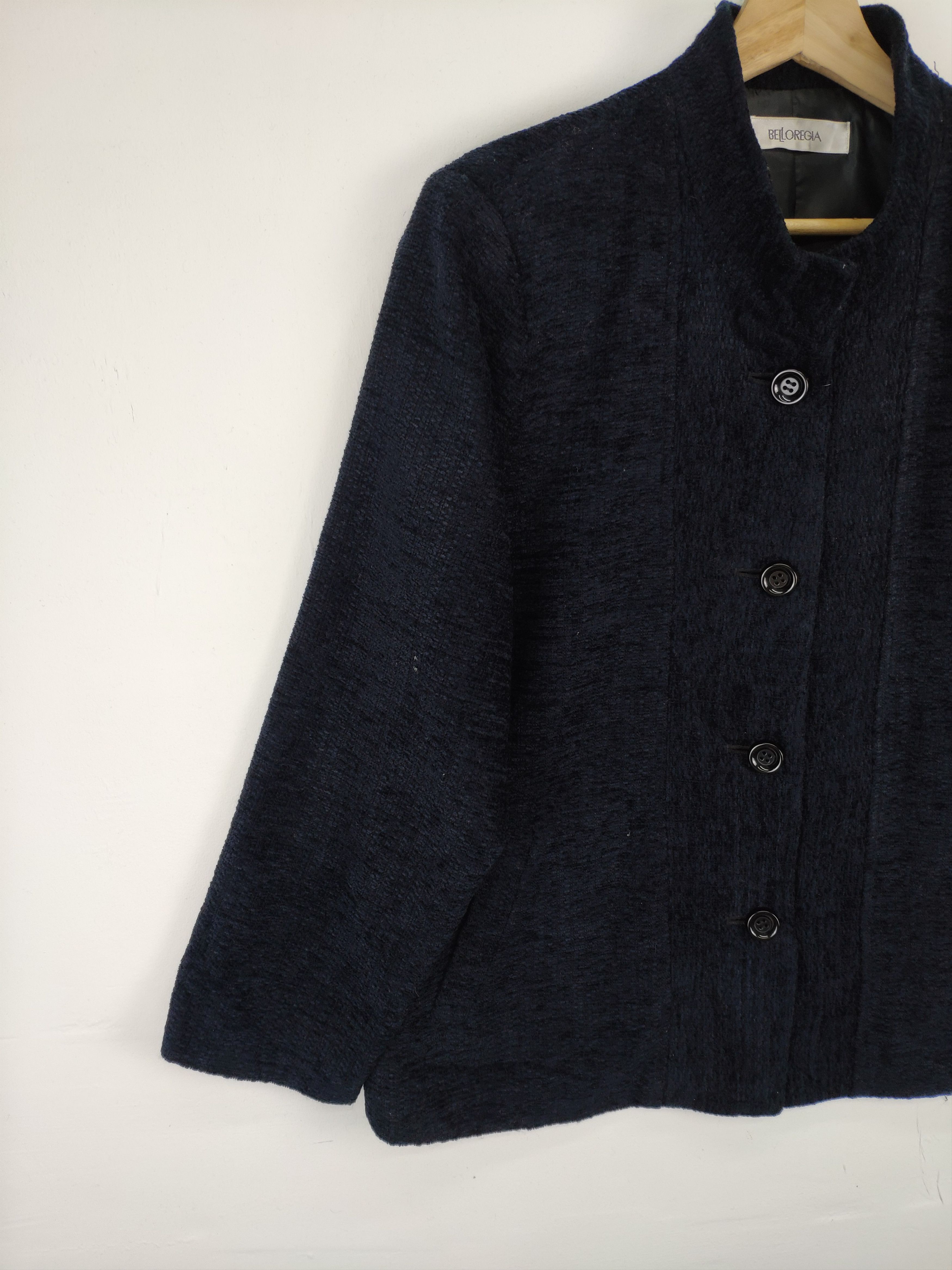 Japanese Brand × Vintage Vintage Black Coat Jacket Belloregia Size M / US 6-8 / IT 42-44 - 7 Thumbnail