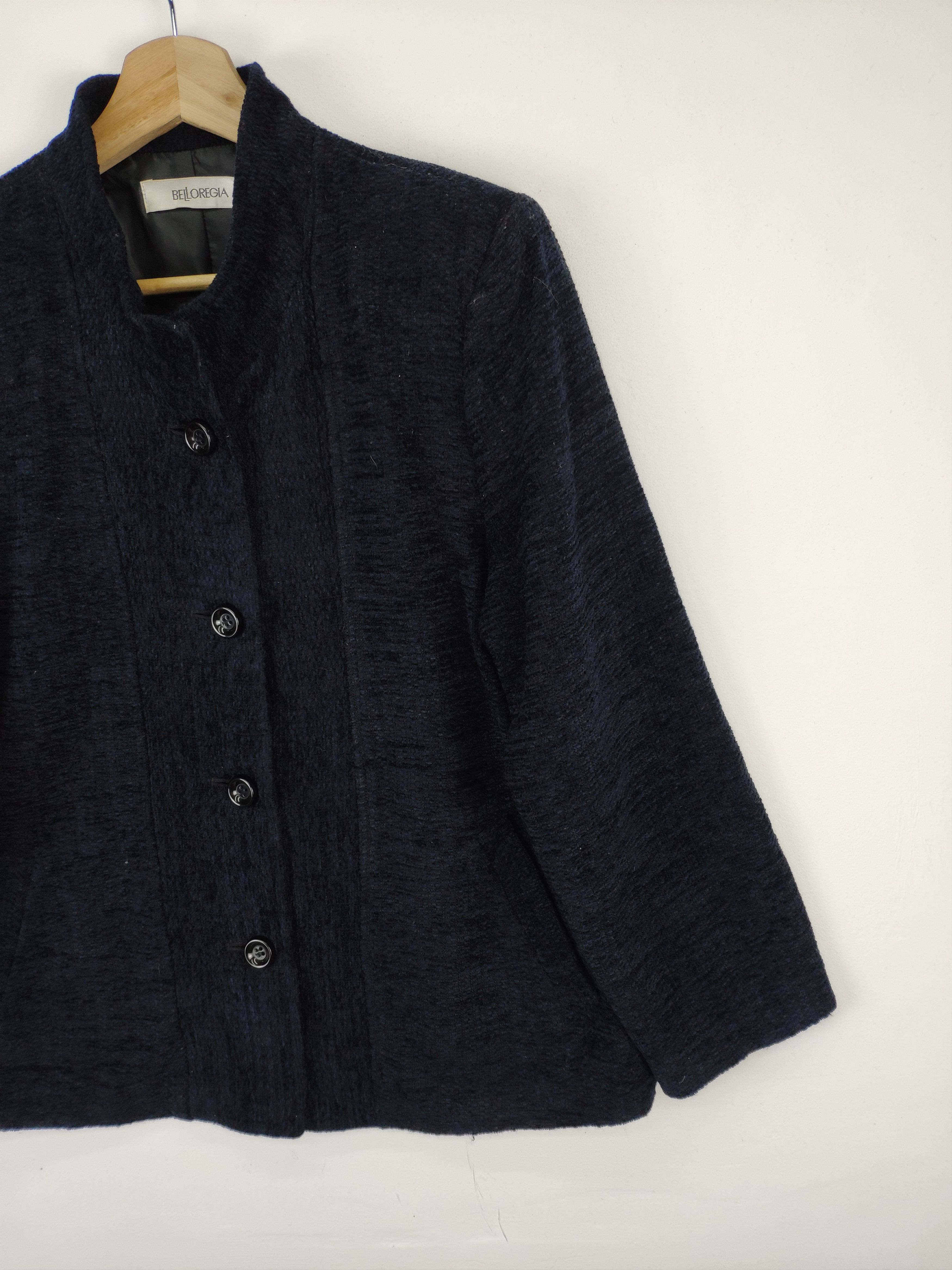 Japanese Brand × Vintage Vintage Black Coat Jacket Belloregia Size M / US 6-8 / IT 42-44 - 8 Thumbnail