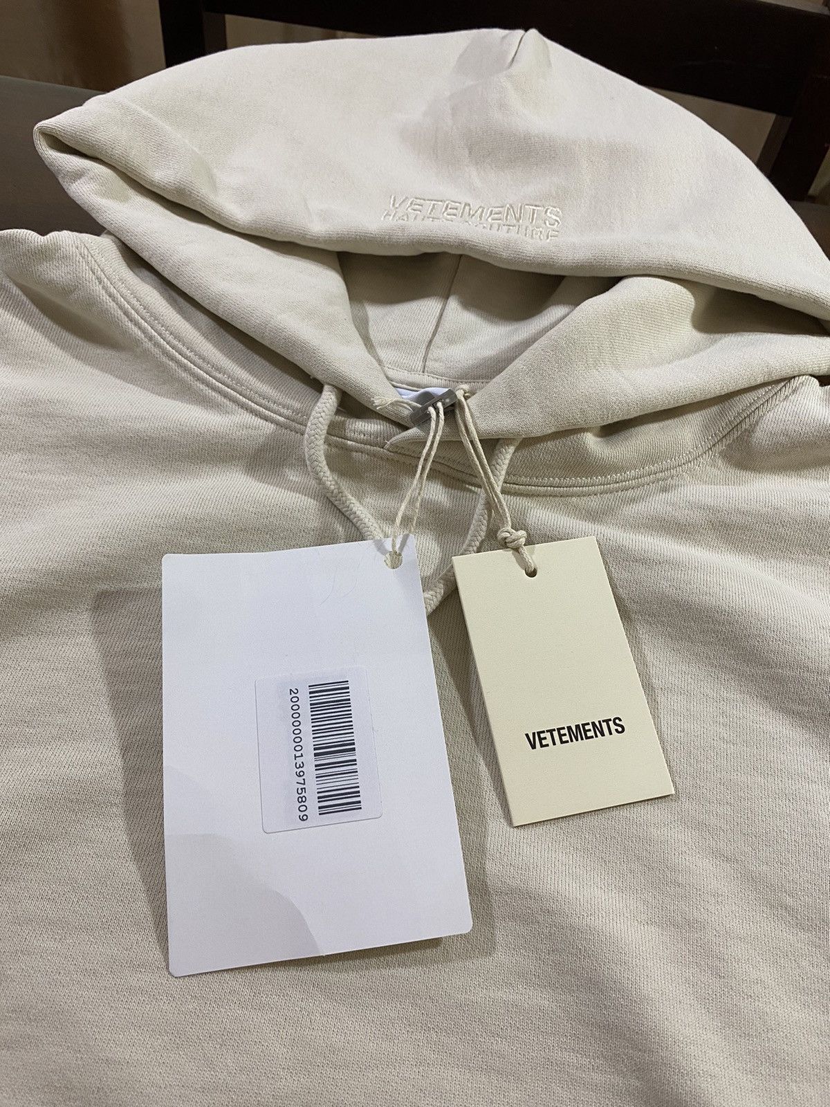 Vetements Vetements Haute Couture Sand Hoodie Size US S / EU 44-46 / 1 - 6 Thumbnail