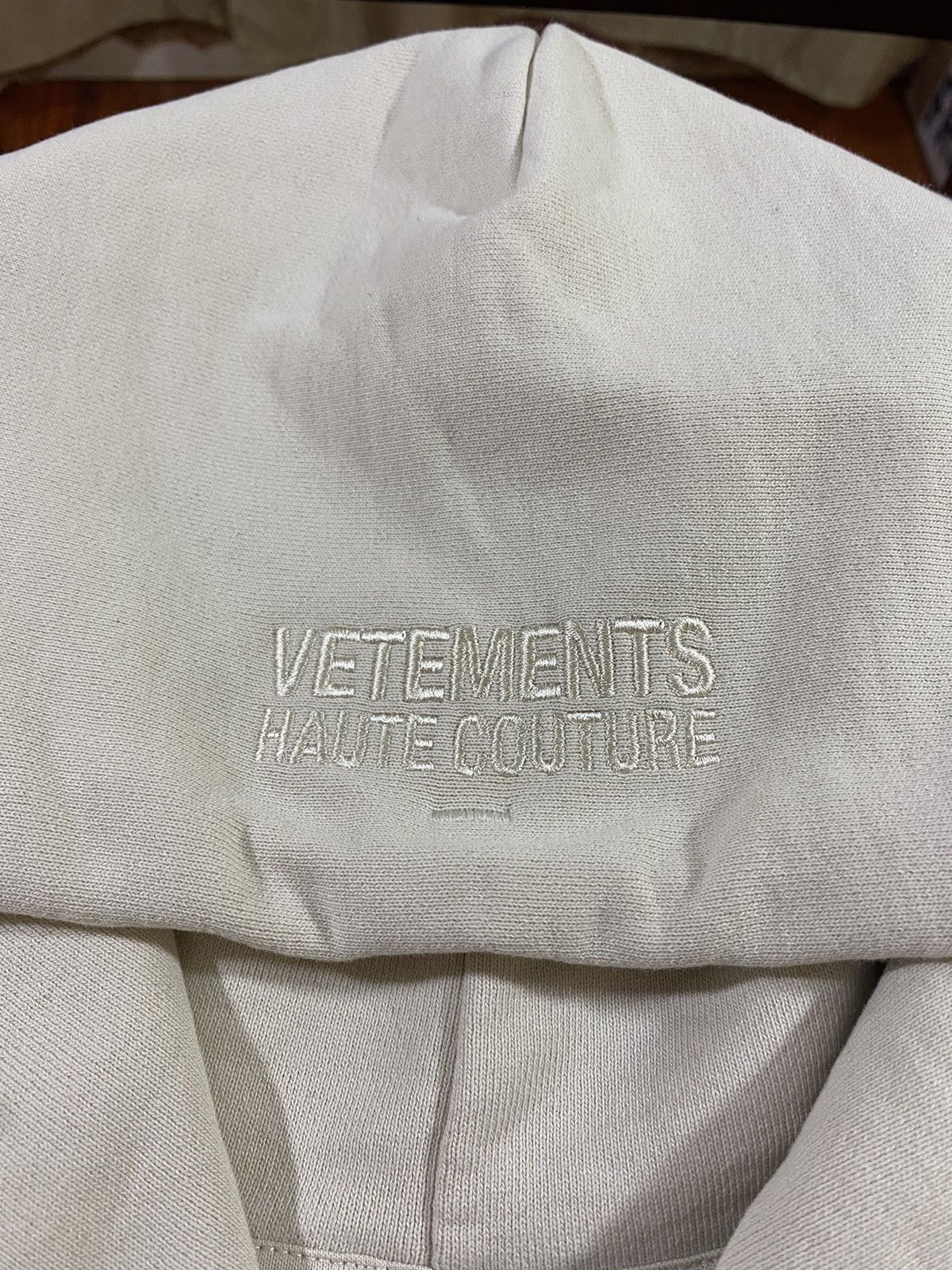 Vetements Vetements Haute Couture Sand Hoodie Size US S / EU 44-46 / 1 - 2 Thumbnail