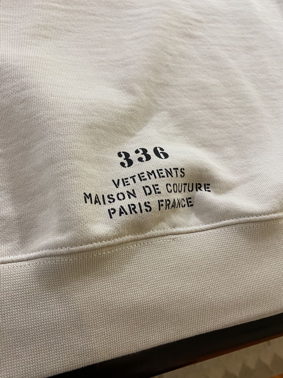 Vetements Vetements Haute Couture Sand Hoodie Size US S / EU 44-46 / 1 - 5 Thumbnail