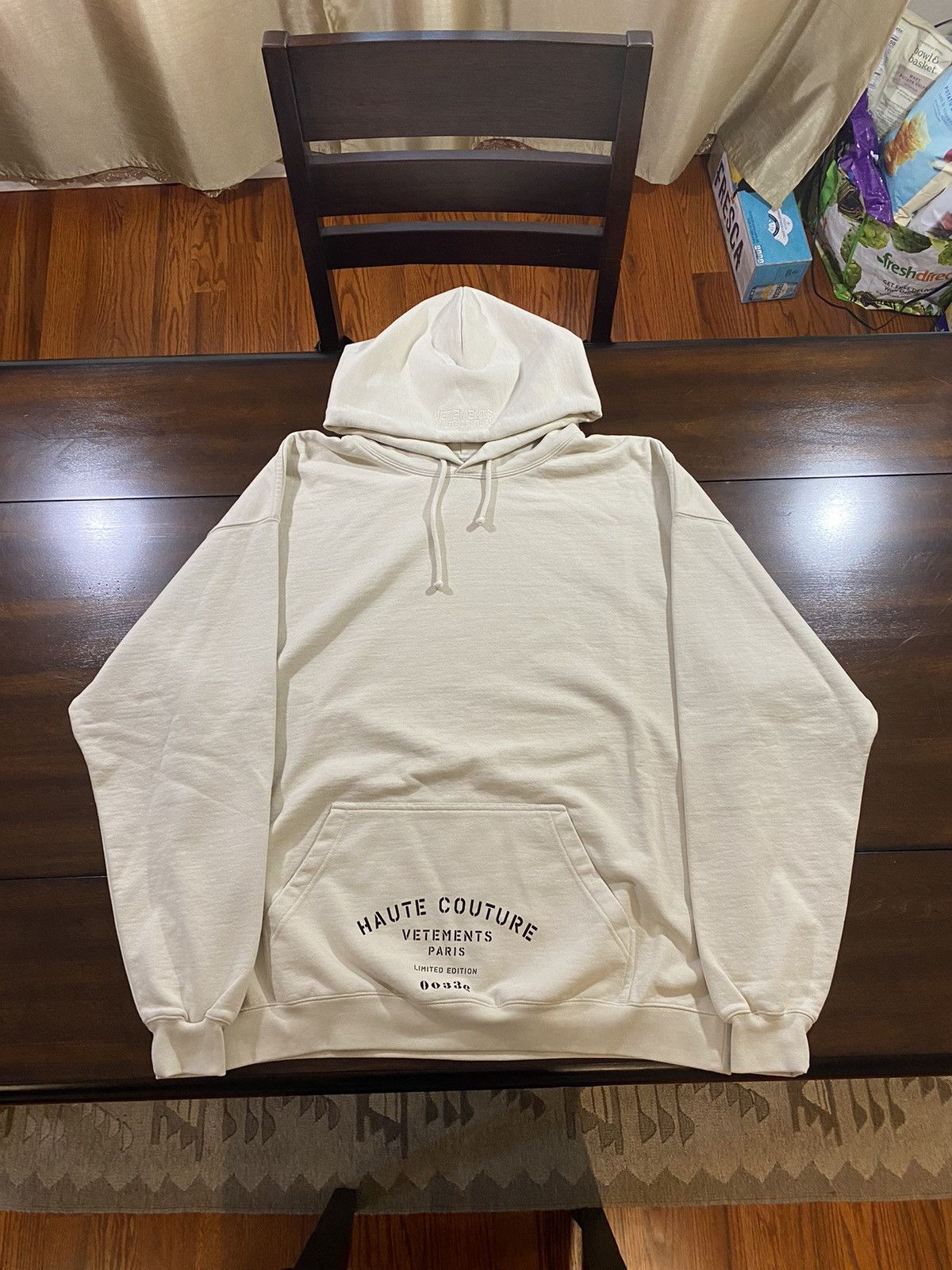 Vetements Vetements Haute Couture Sand Hoodie | Grailed