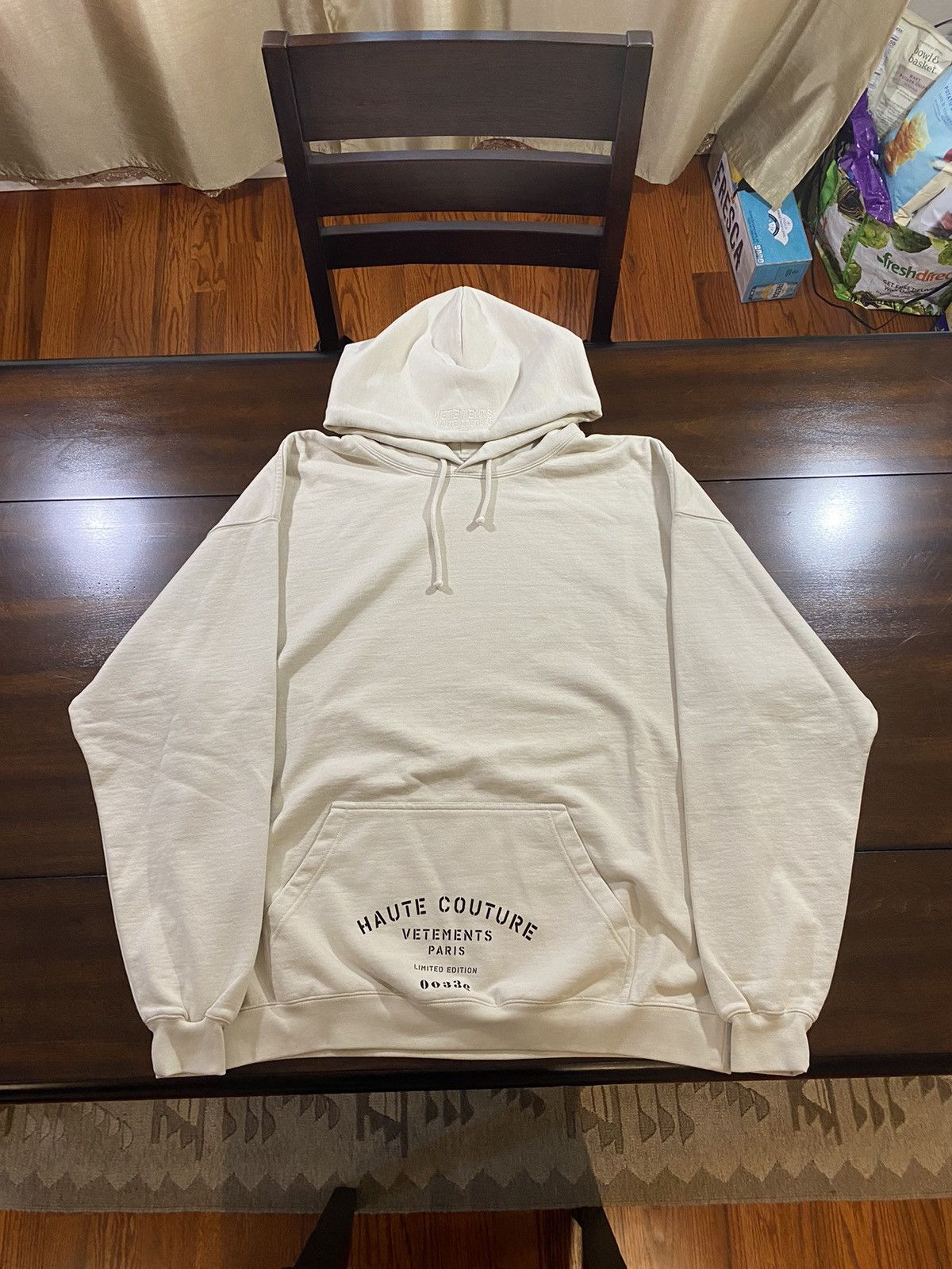 Pre-owned Vetements Haute Couture Sand Hoodie
