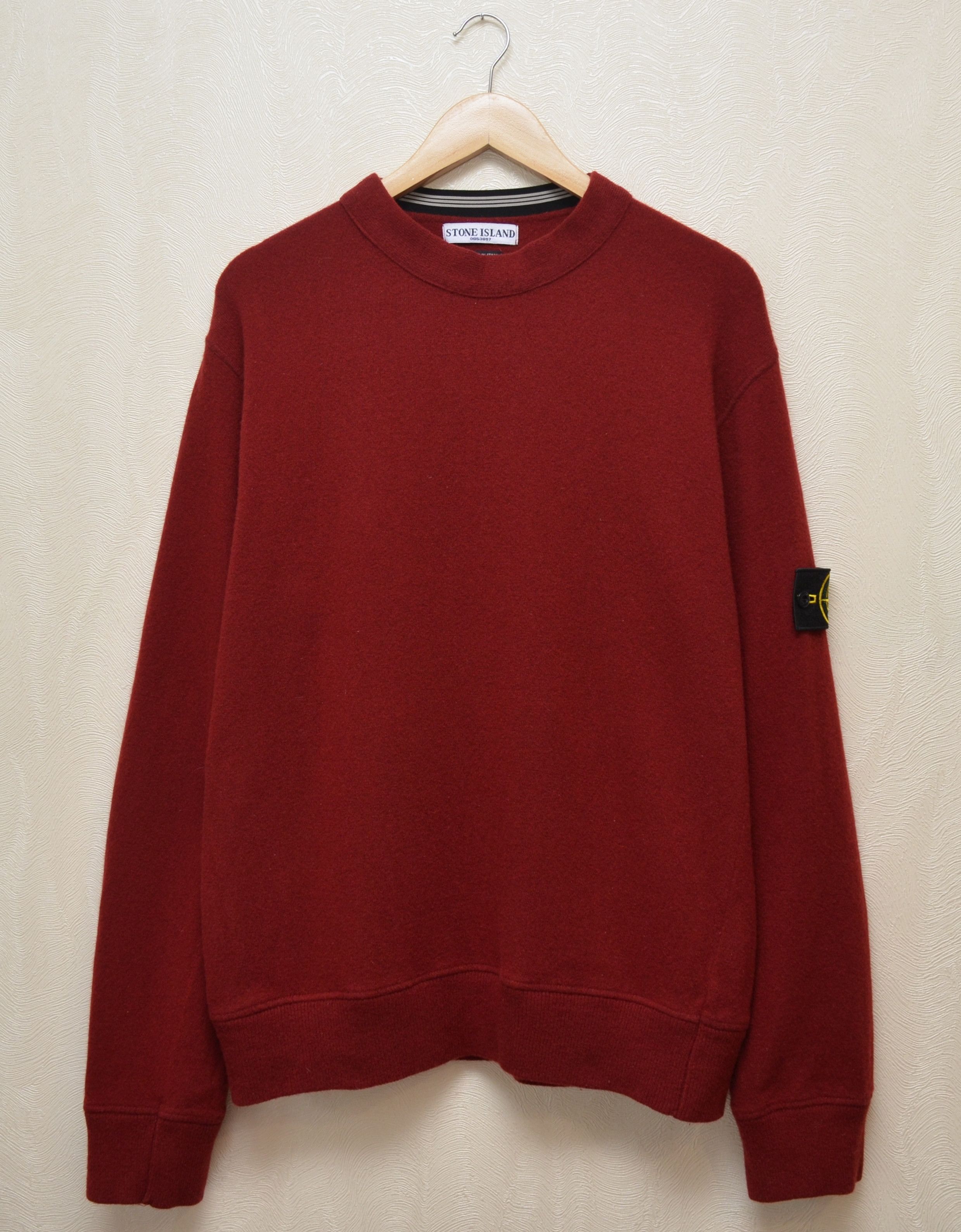 Stone Island × Vintage Stone Island AW05 Crew Neck Wool Sweater Vintage RARE Size US XL / EU 56 / 4 - 1 Thumbnail