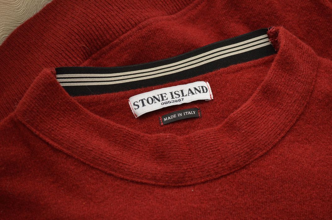 Stone Island Stone Island AW05 Crew Neck Wool Sweater Vintage RARE 