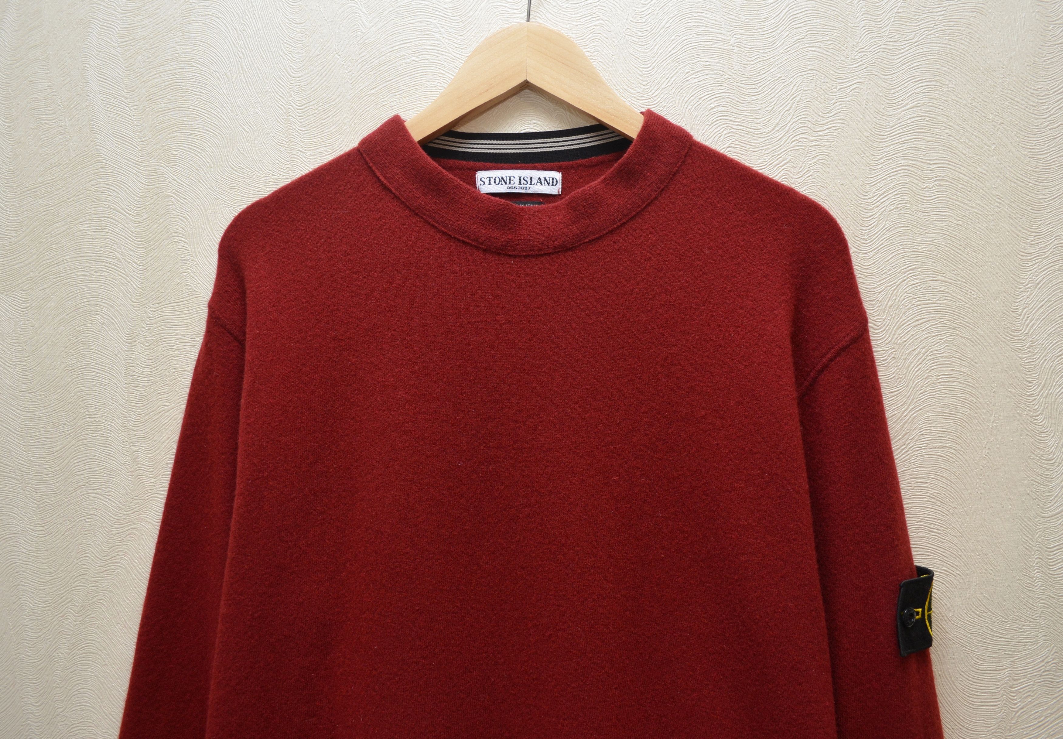 Stone Island × Vintage Stone Island AW05 Crew Neck Wool Sweater Vintage RARE Size US XL / EU 56 / 4 - 2 Thumbnail