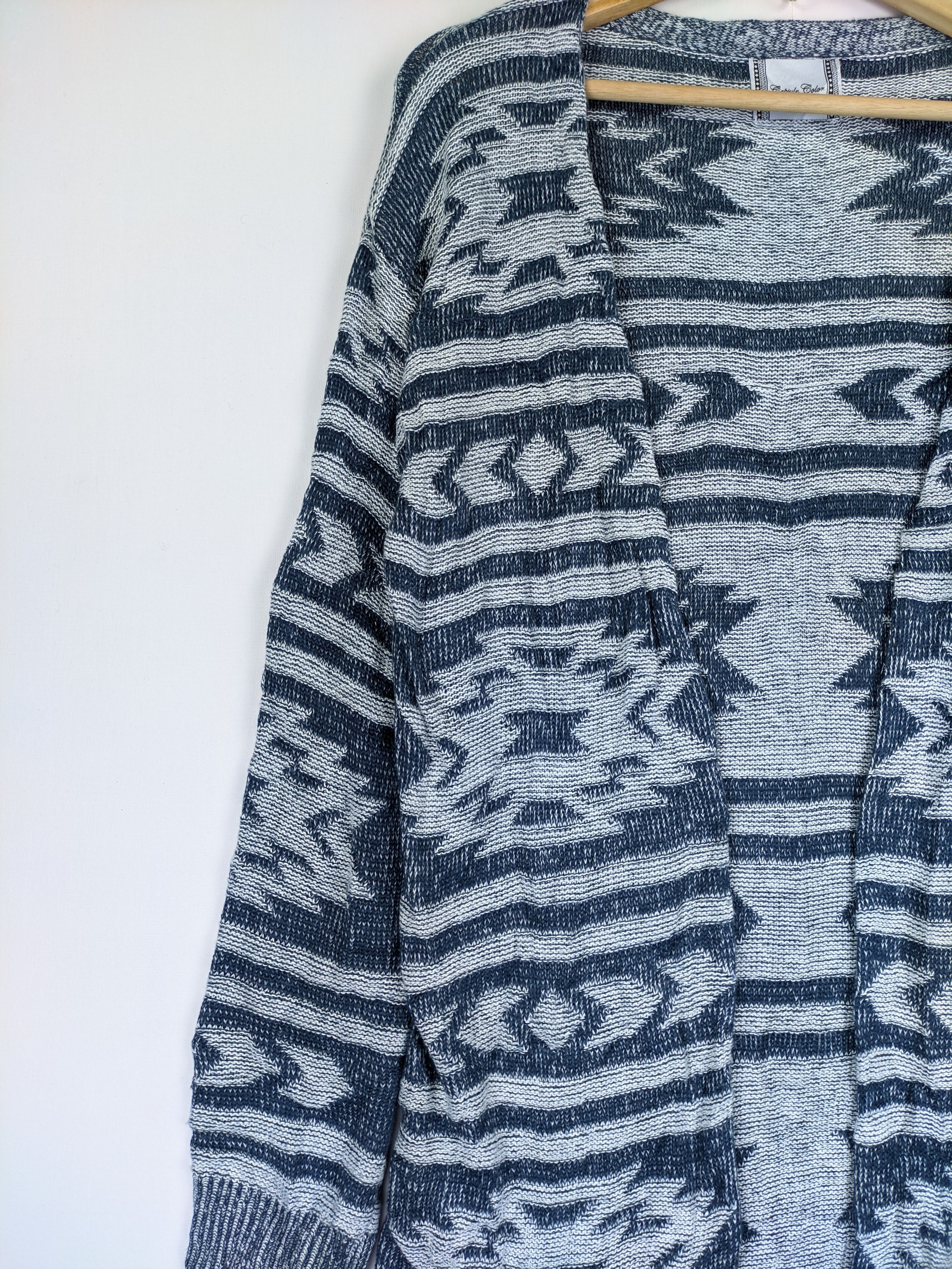 Japanese Brand Steals🔥Knit Cardigan Navajo Style by Capsule Color Size M / US 6-8 / IT 42-44 - 6 Thumbnail