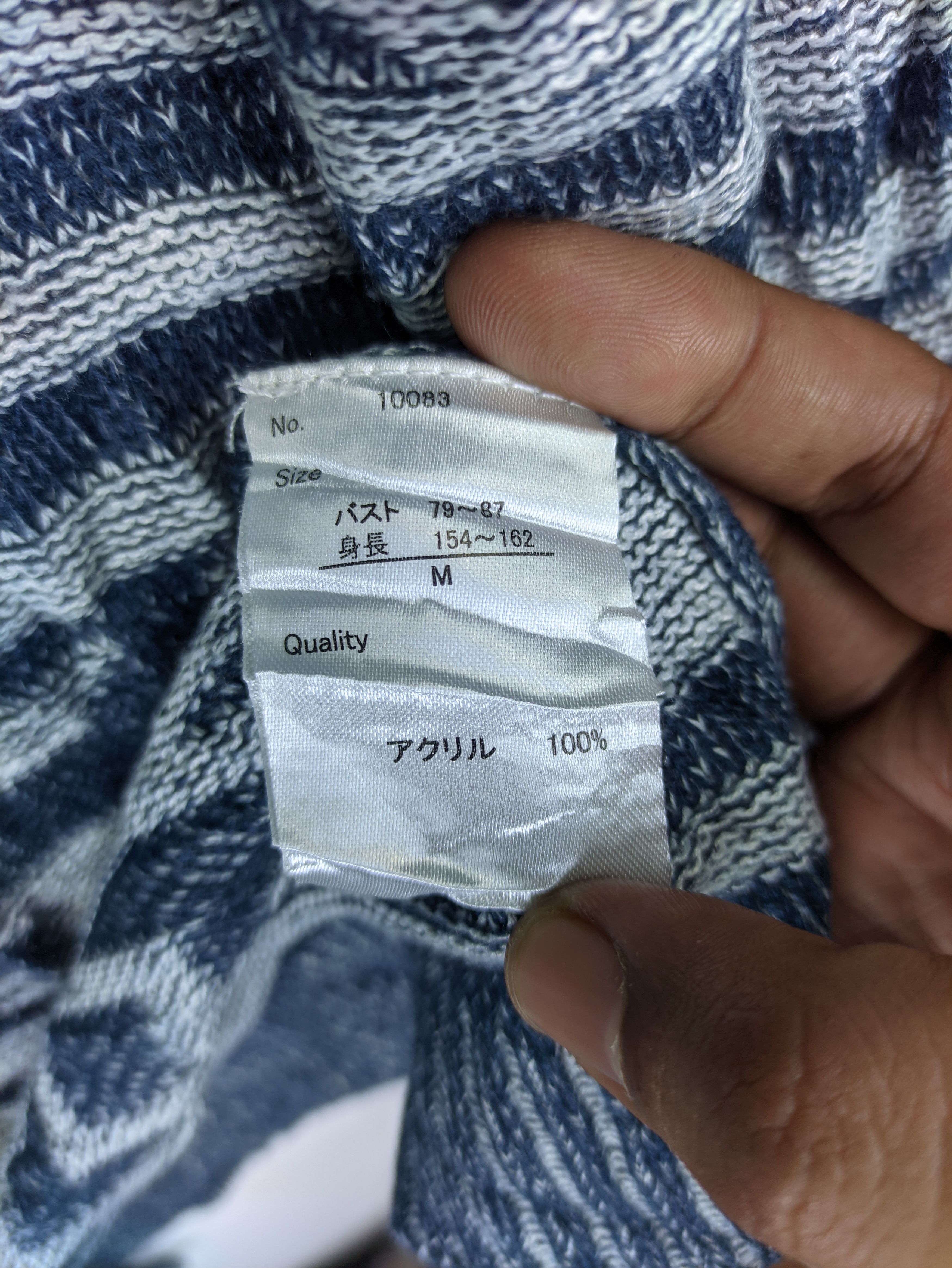 Japanese Brand Steals🔥Knit Cardigan Navajo Style by Capsule Color Size M / US 6-8 / IT 42-44 - 4 Thumbnail