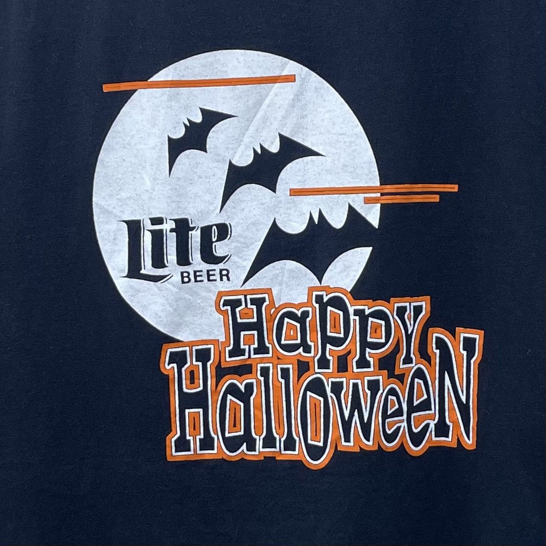 Other Vintage 90s Lite Beer Happy Halloween Promo T-Shirt Size US XL / EU 56 / 4 - 2 Thumbnail