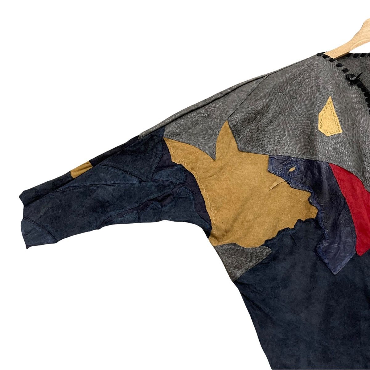 Cowboy Equipment RARE Vintage Patchwork Multicolour Snakeskin Leather Jacket Size L / US 10 / IT 46 - 7 Thumbnail