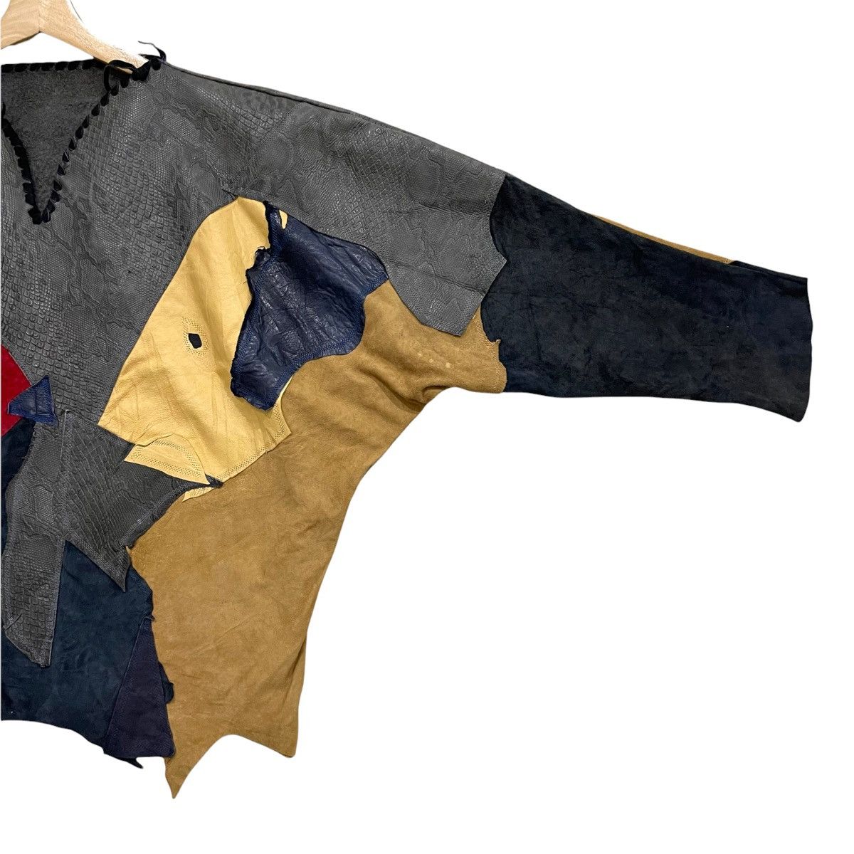 Cowboy Equipment RARE Vintage Patchwork Multicolour Snakeskin Leather Jacket Size L / US 10 / IT 46 - 5 Thumbnail