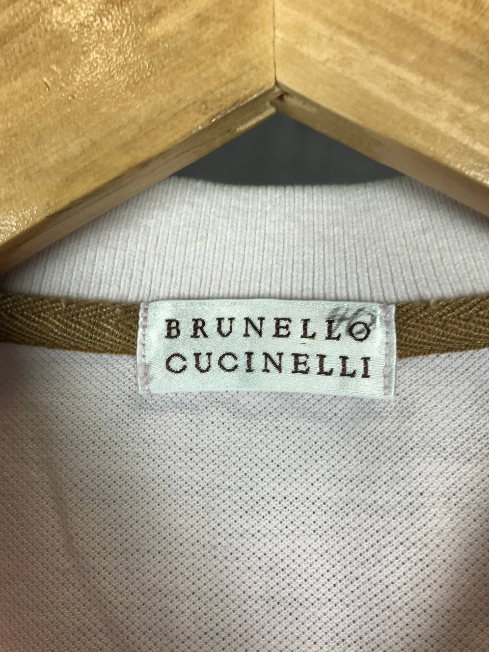 Brunello Cucinelli Brunello Cucinelli vintage luxury zip polo tee Size US XL / EU 56 / 4 - 3 Thumbnail