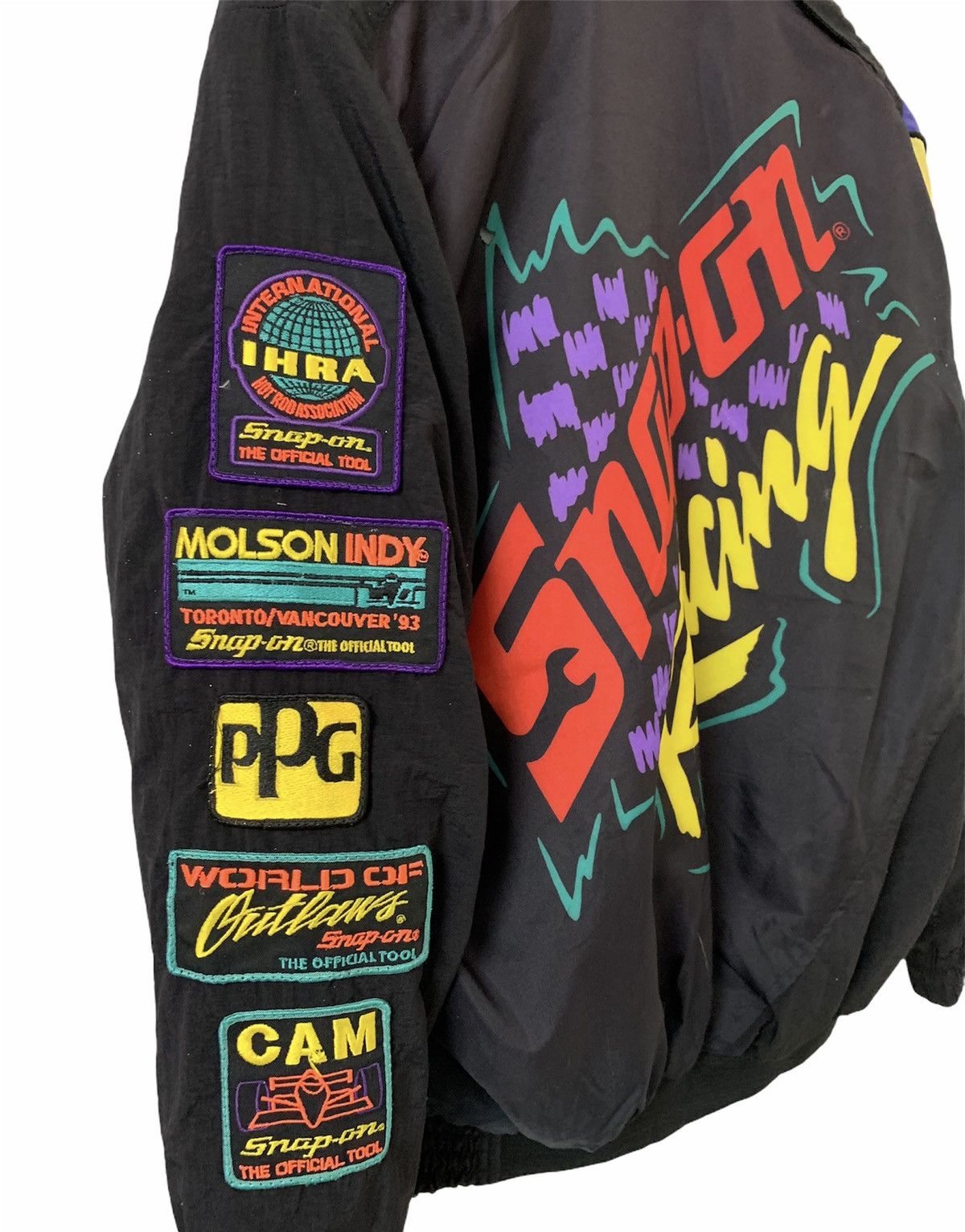 Vintage 90s Snap-On Racing Official Tool Nylon Jacket Size US S / EU 44-46 / 1 - 7 Thumbnail